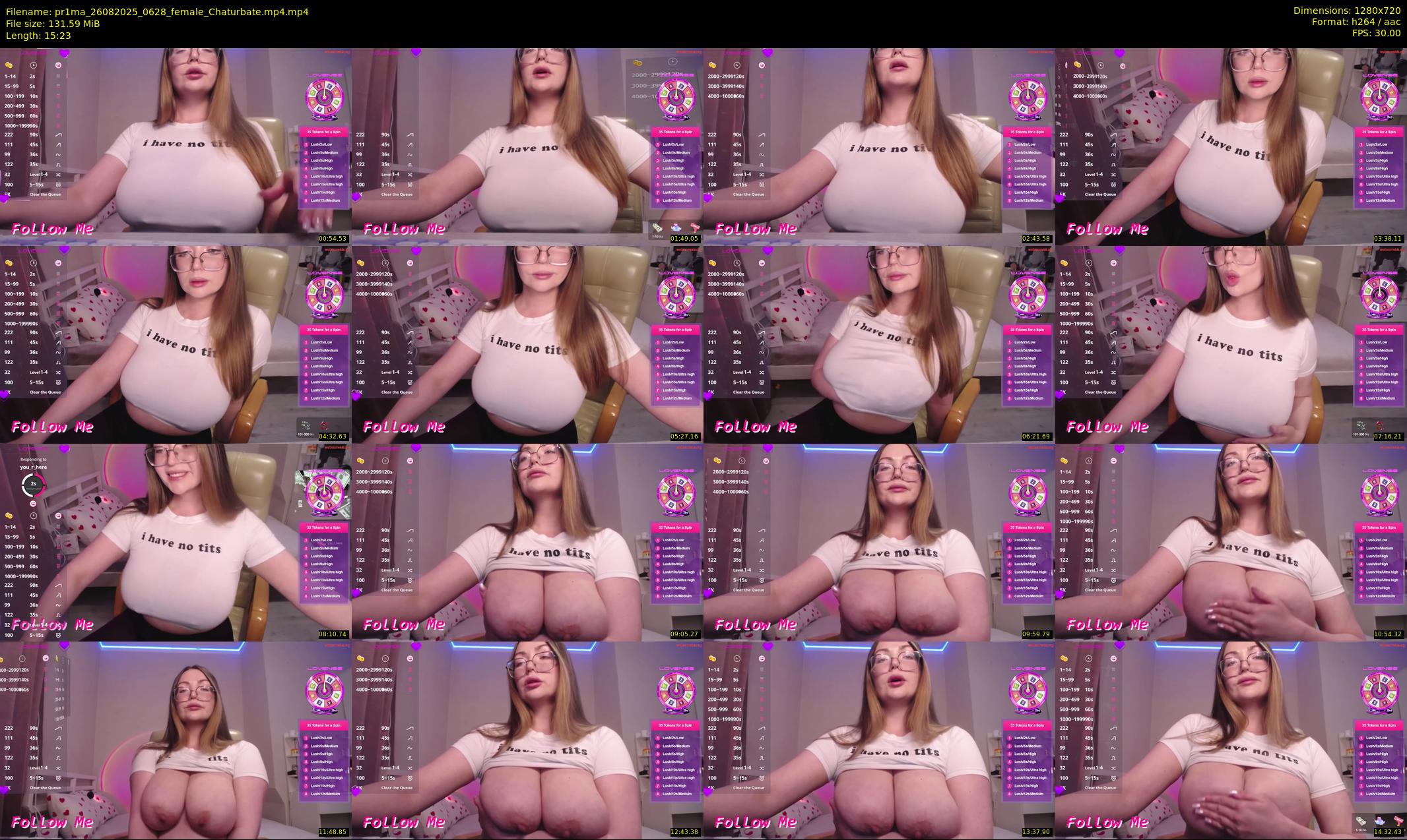 pr1ma — 16 minute Chaturbate female cam show recording, 720p, Aug 26, 2025
