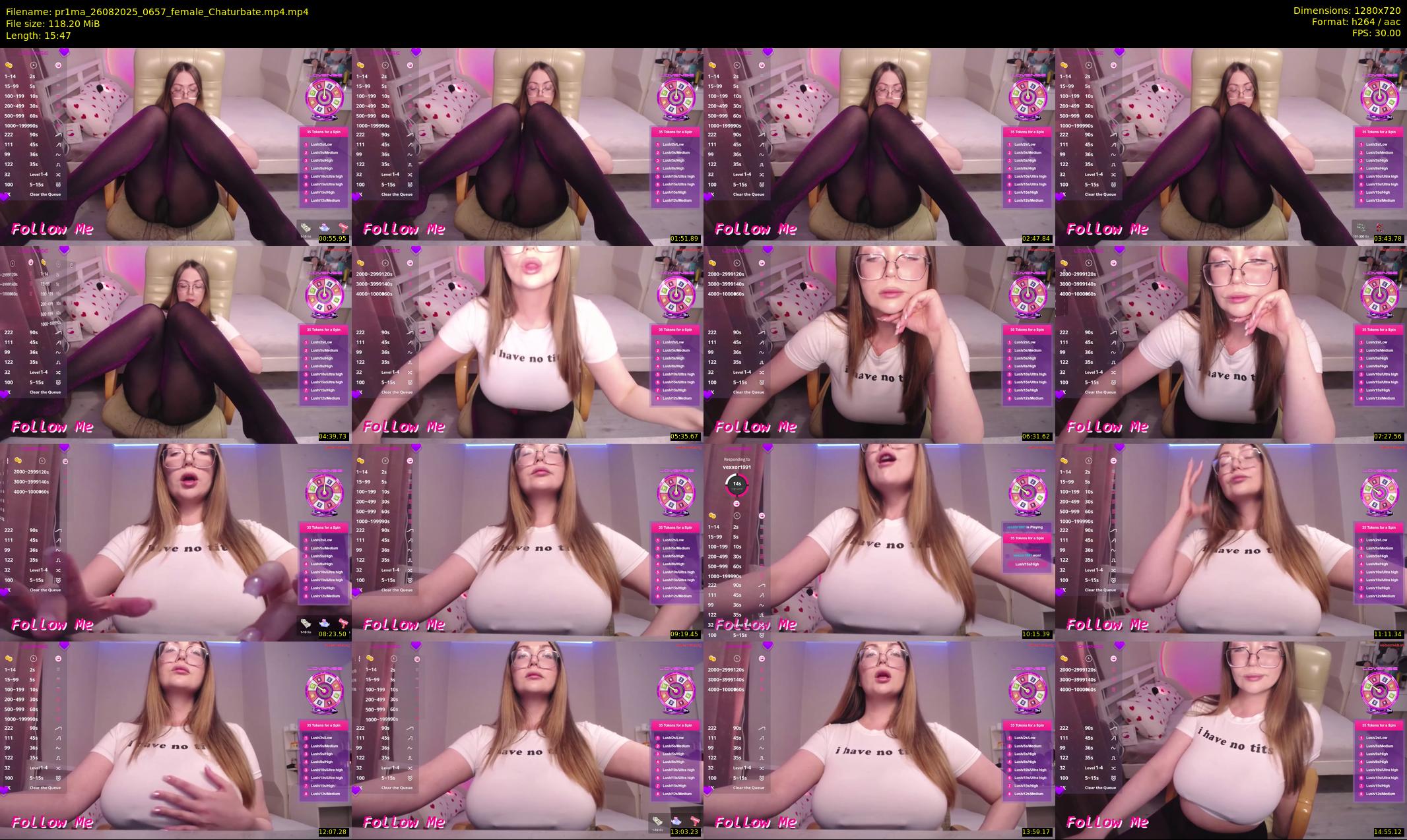 pr1ma — 16 minute Chaturbate female cam show recording, 720p, Aug 26, 2025