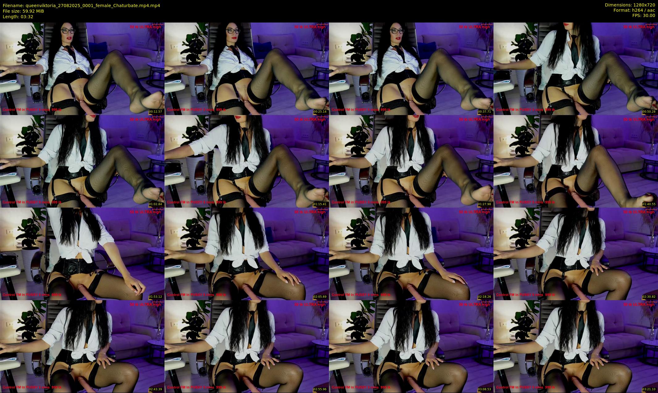 queenviktoria — 4 minute Chaturbate female cam show recording, 720p, Aug 27, 2025