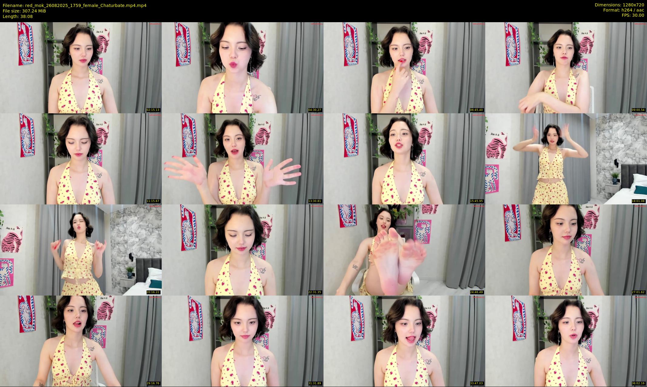 red_mok — 39 minute Chaturbate female cam show recording, 720p, Aug 26, 2025