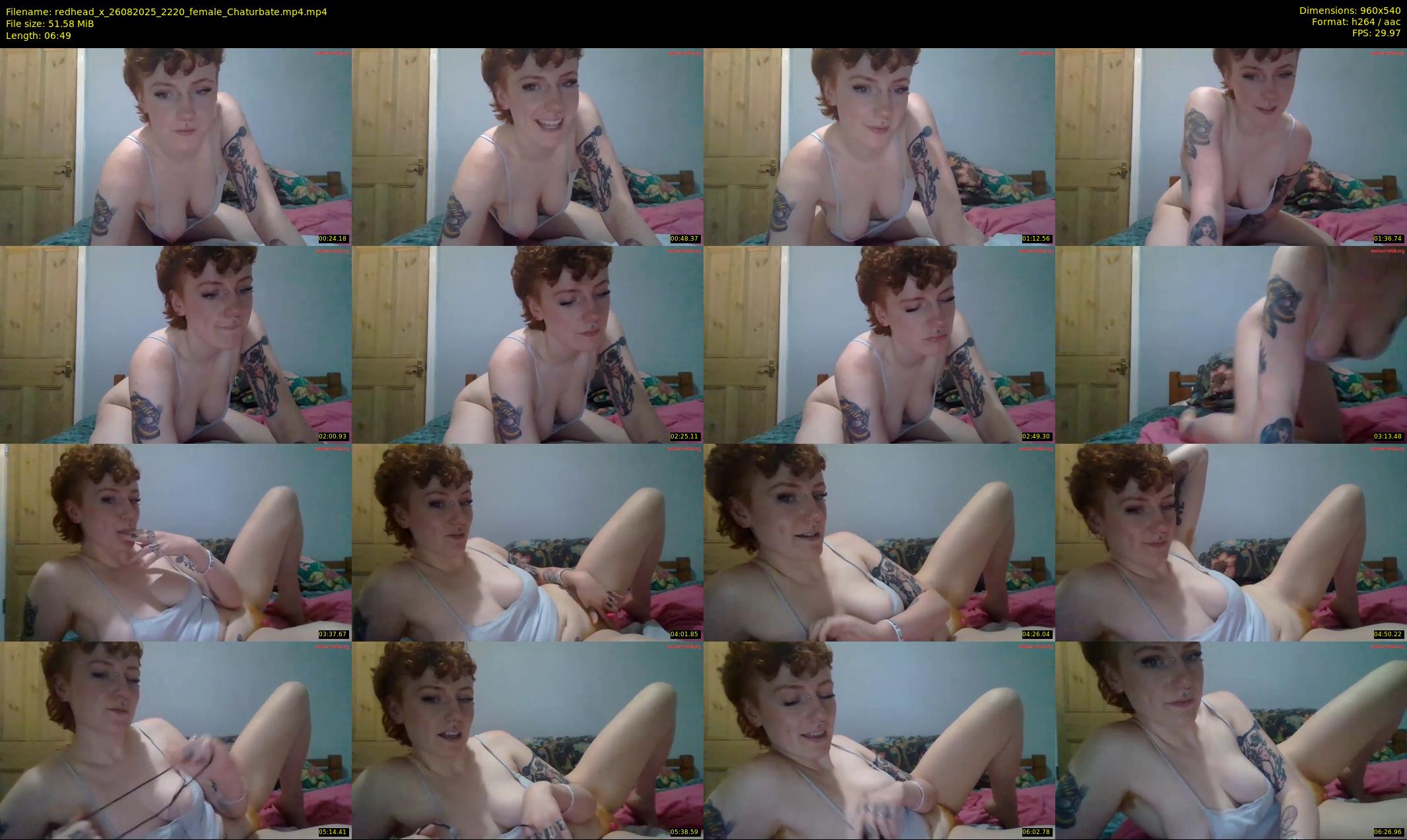redhead_x — 7 minute Chaturbate female cam show recording, 480p, Aug 26, 2025