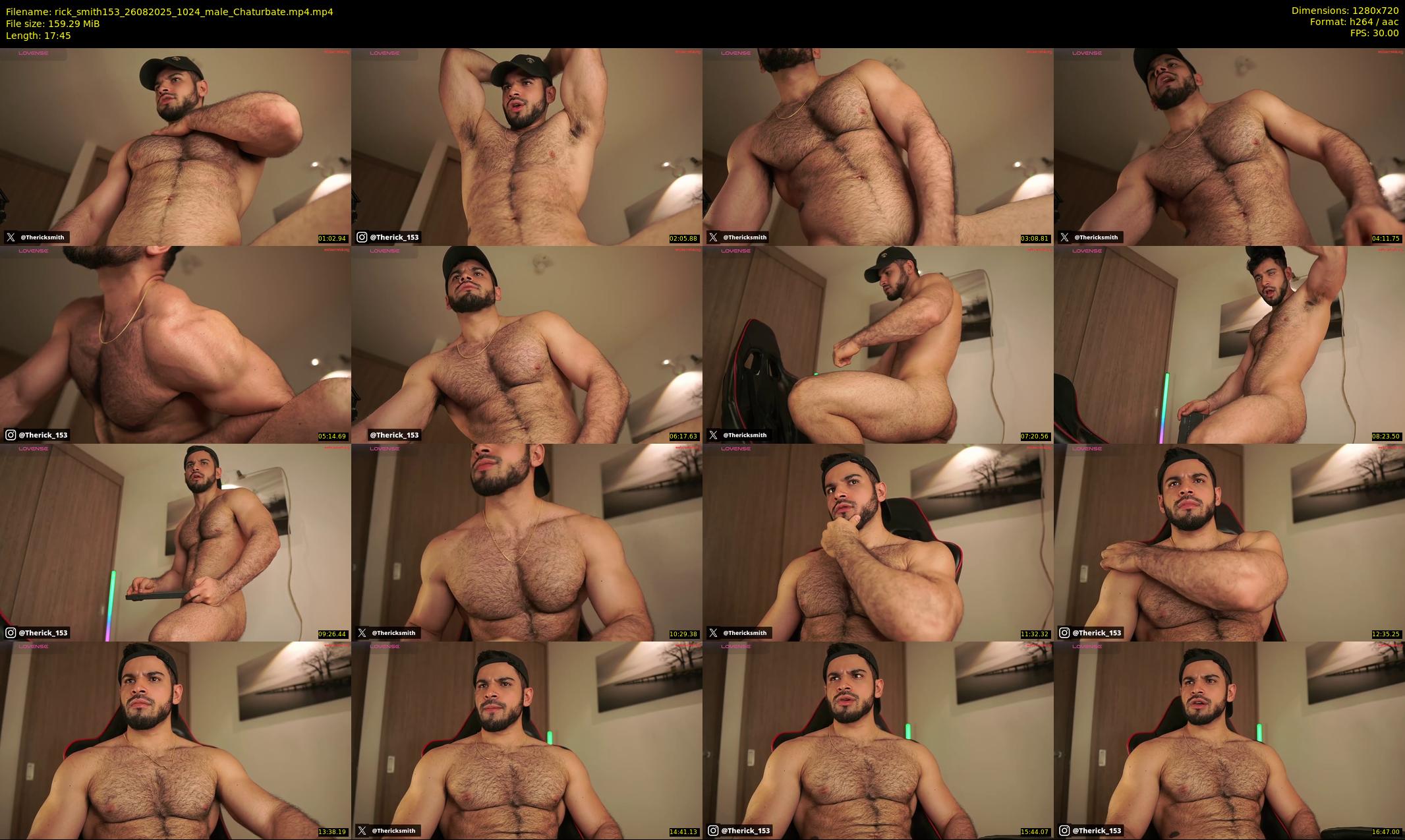 rick_smith153 — 18 minute Chaturbate male cam show recording, 720p, Aug 26, 2025