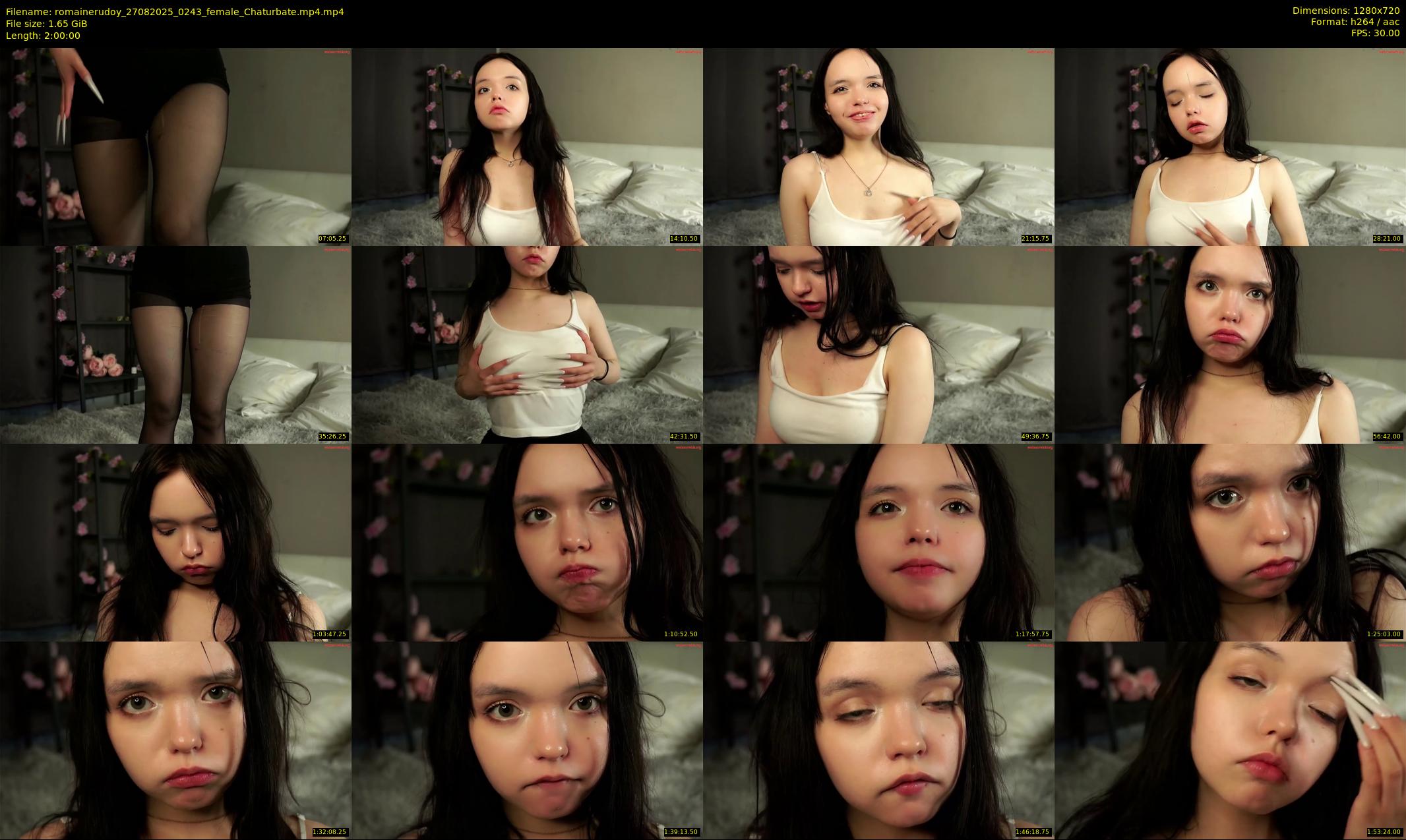 romainerudoy — 120 minute Chaturbate female cam show recording, 720p, Aug 27, 2025