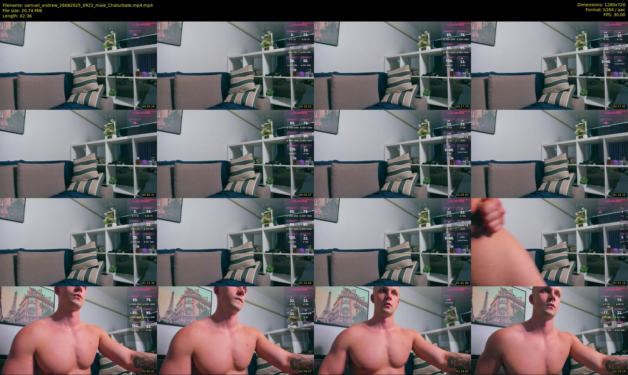 samuel_andrew — 3 minute Chaturbate male cam show recording, 720p, Aug 26, 2025