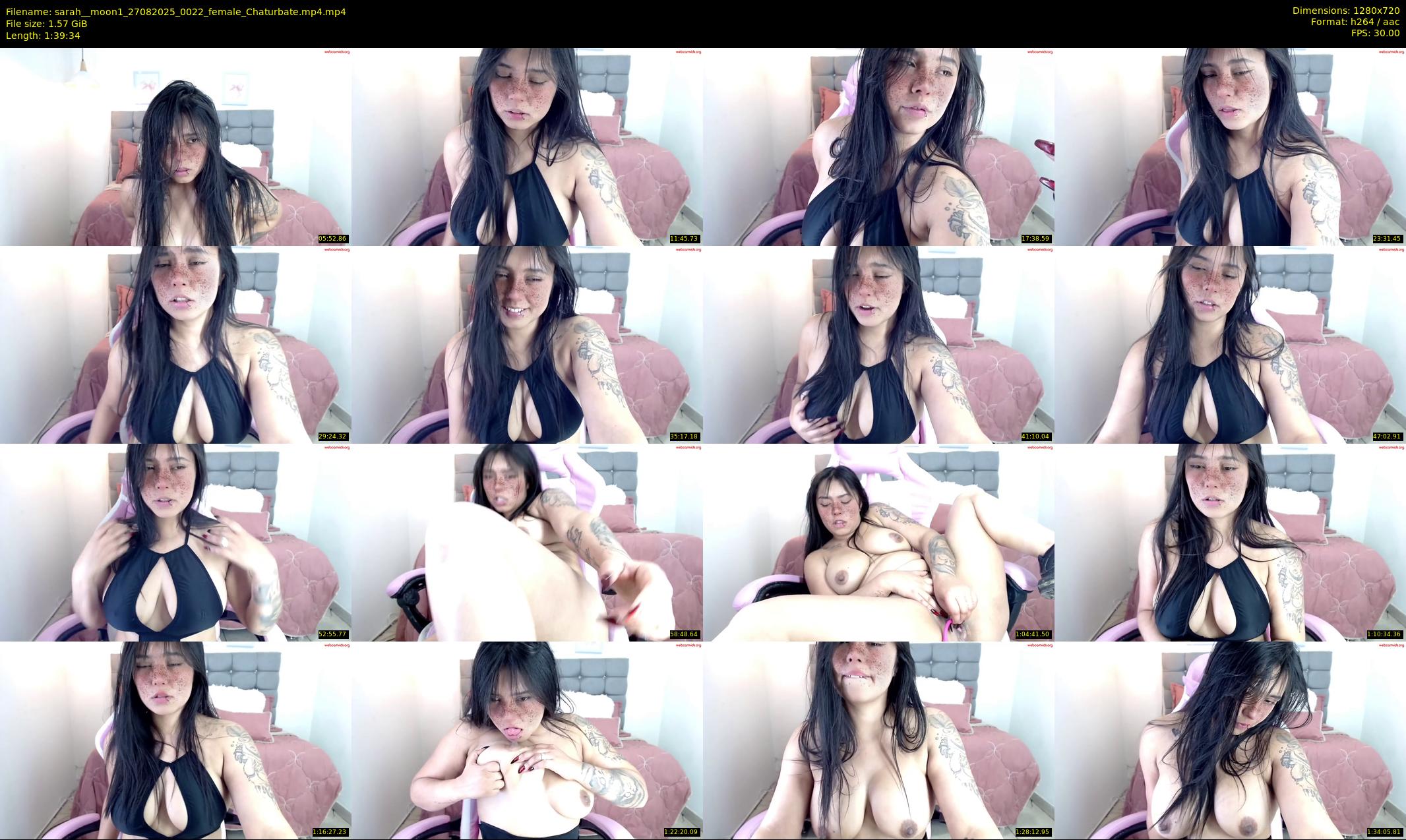 sarah__moon1 — 100 minute Chaturbate female cam show recording, 720p, Aug 27, 2025