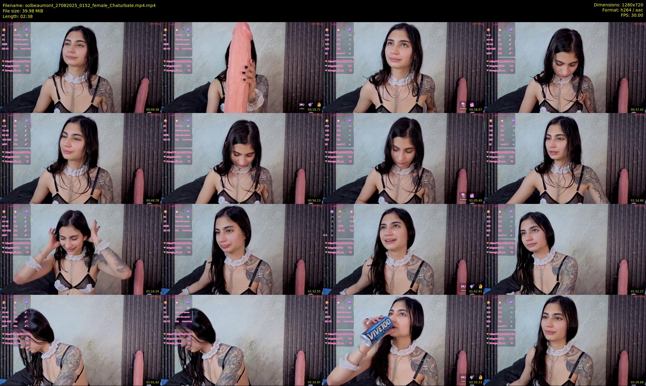 solbeaumont — 3 minute Chaturbate female cam show recording, 720p, Aug 27, 2025