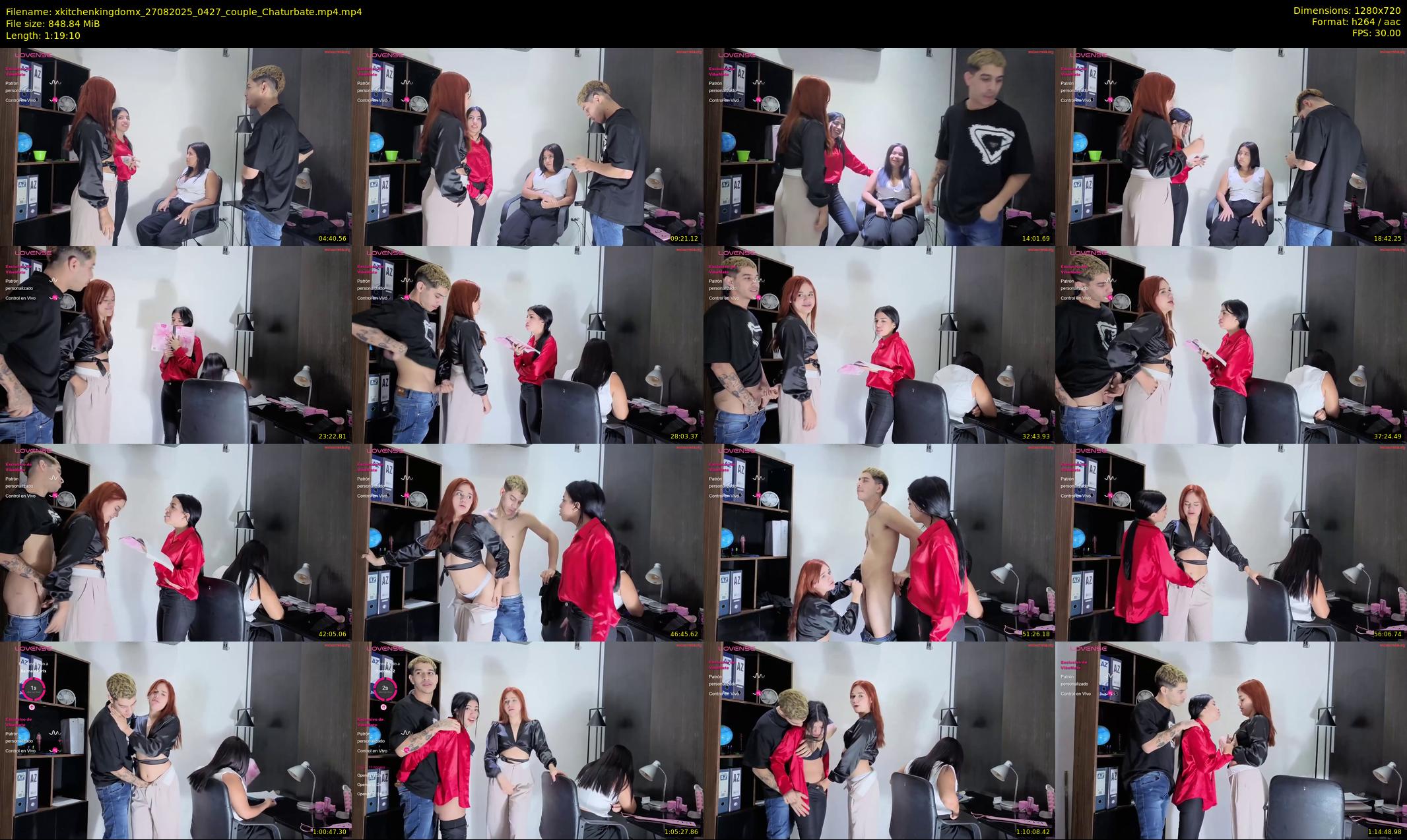 xkitchenkingdomx — 80 minute Chaturbate couple cam show recording, 720p, Aug 27, 2025