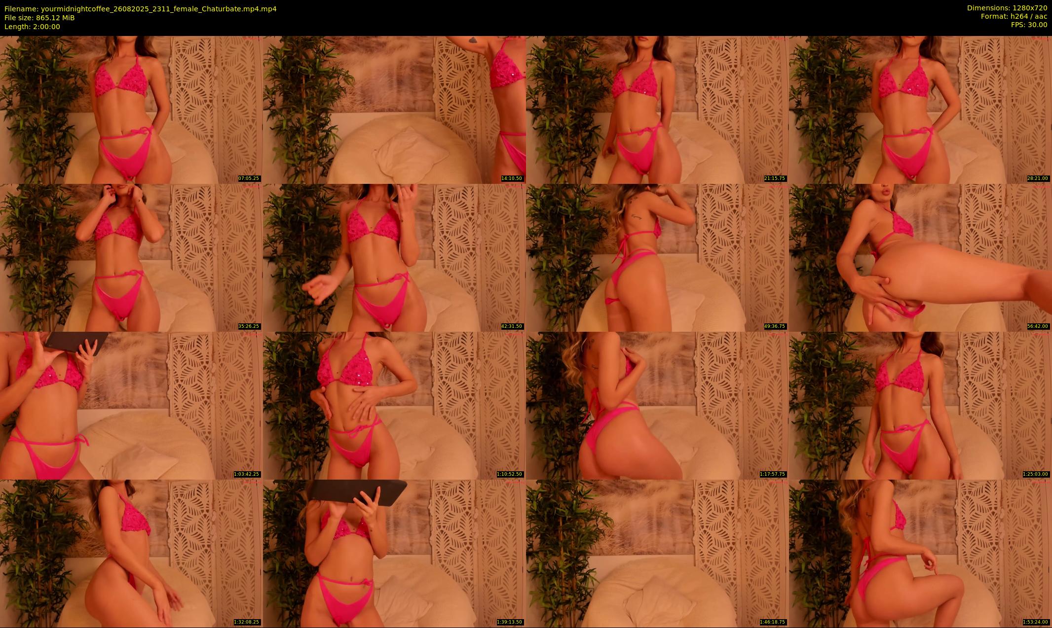 yourmidnightcoffee — 120 minute Chaturbate female cam show recording, 720p, Aug 26, 2025