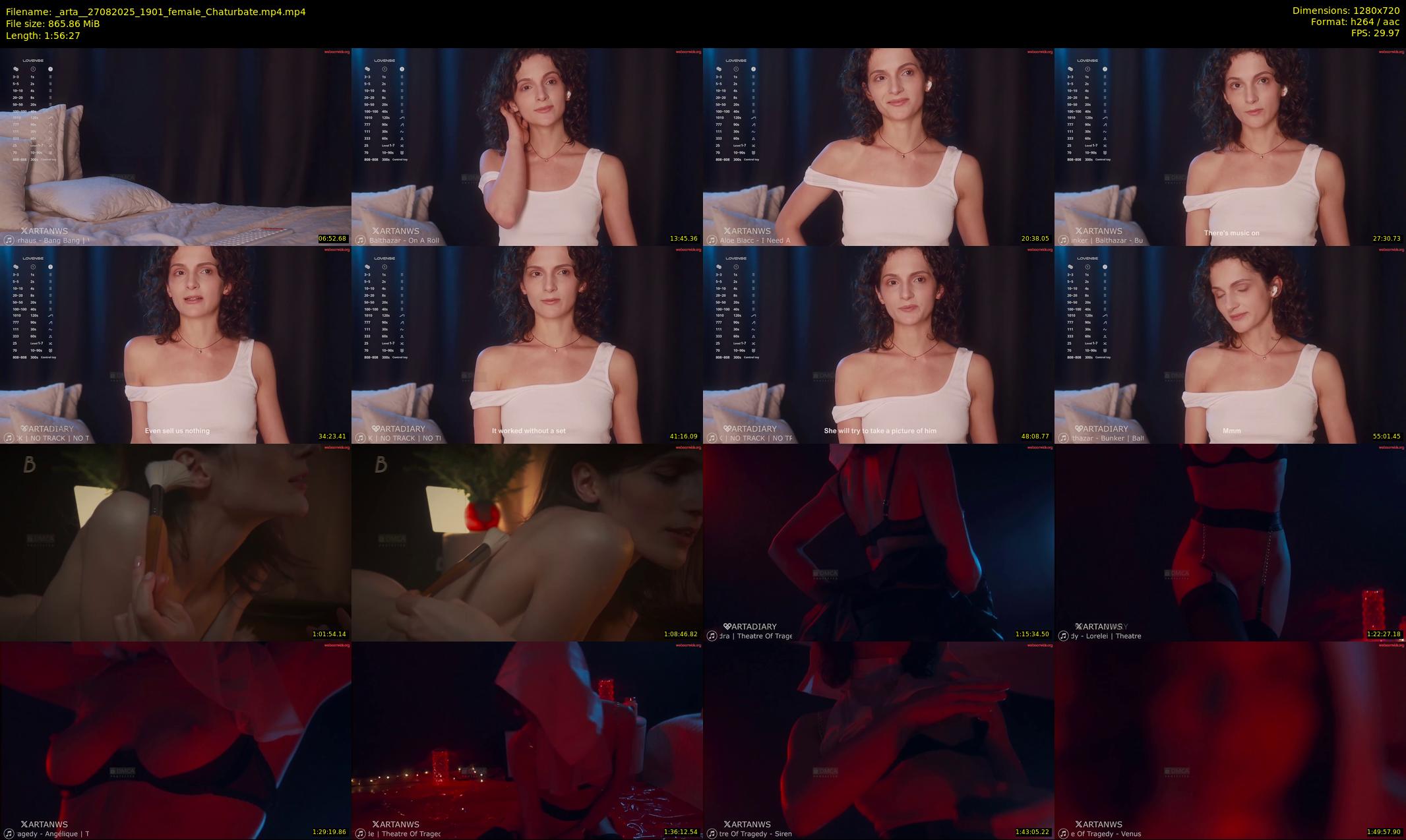 _arta_ — 117 minute Chaturbate female cam show recording, 720p, Aug 27, 2025