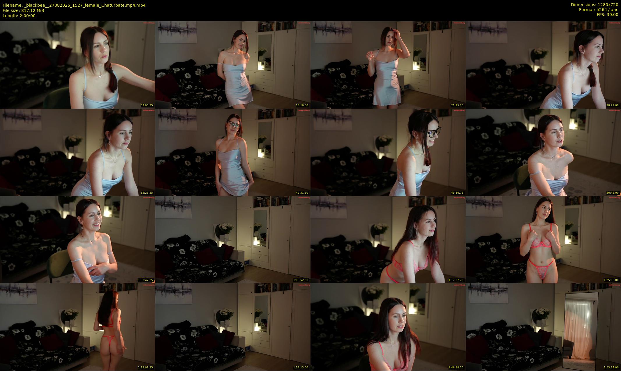 _blackbee_ — 120 minute Chaturbate female cam show recording, 720p, Aug 27, 2025