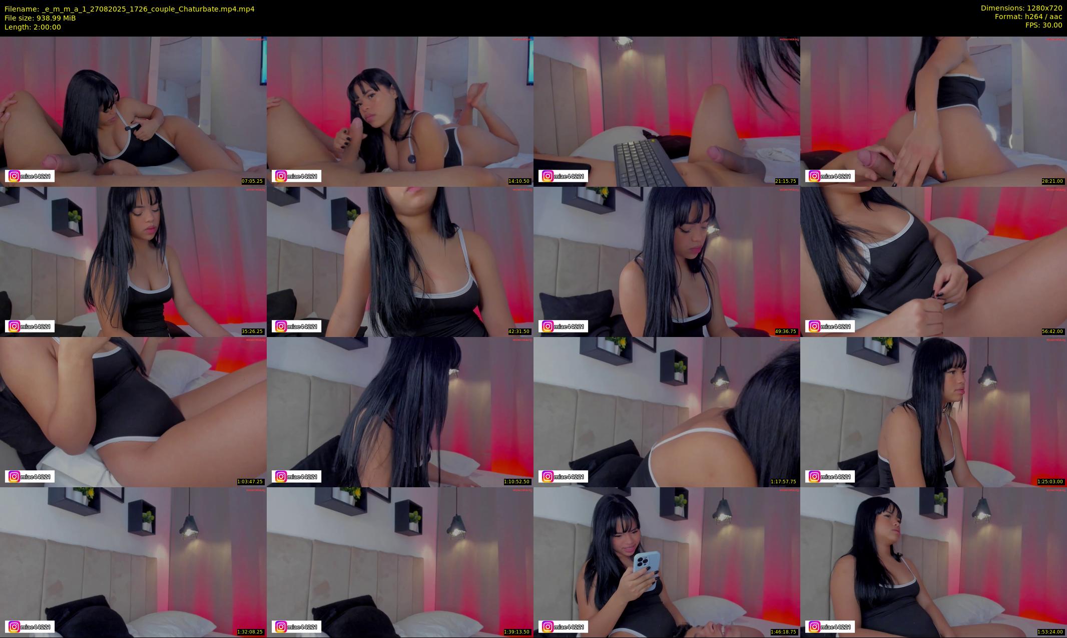 _e_m_m_a_1 — 120 minute Chaturbate couple cam show recording, 720p, Aug 27, 2025