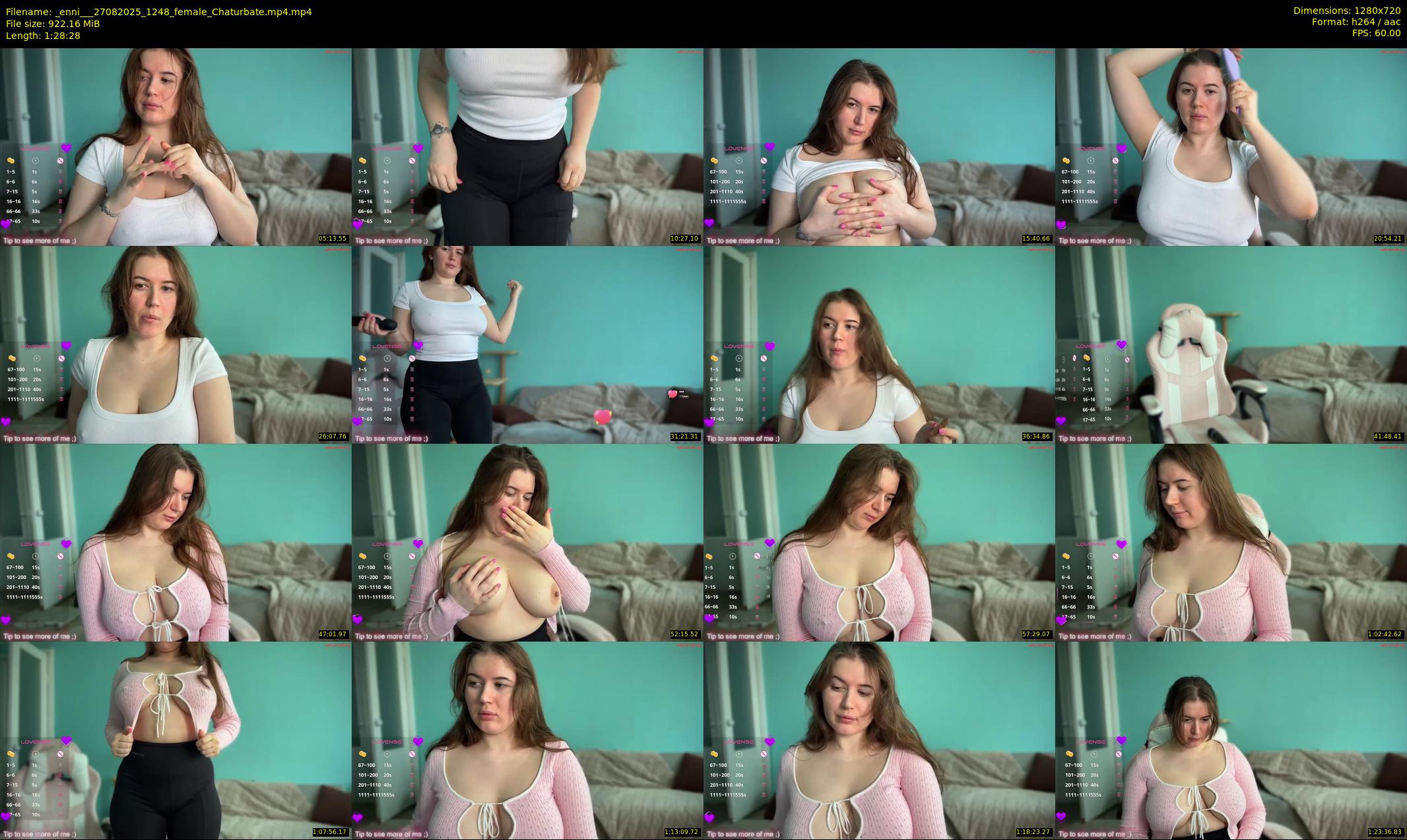 _enni__ — 89 minute Chaturbate female cam show recording, 720p, Aug 27, 2025