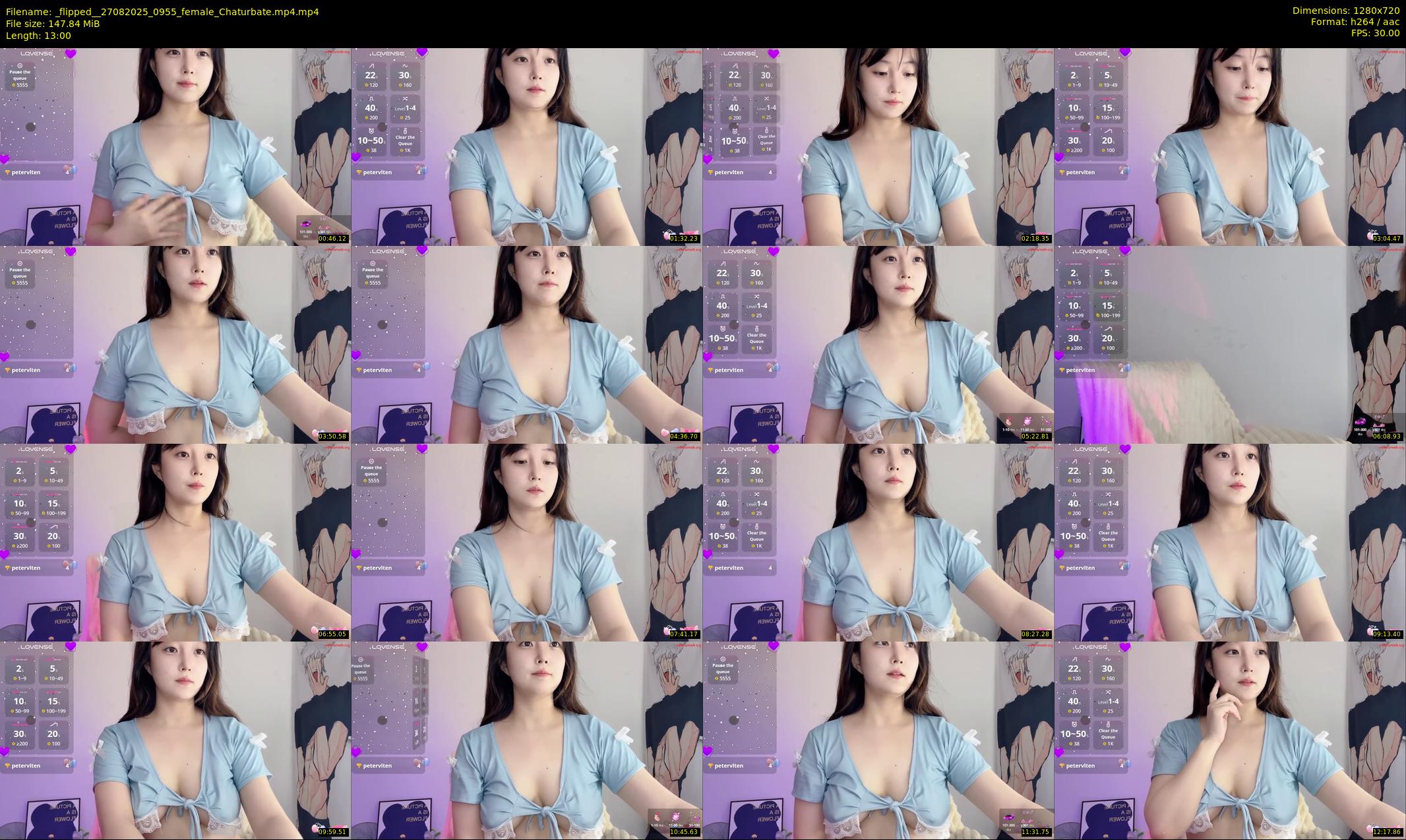 _flipped_ — 13 minute Chaturbate female cam show recording, 720p, Aug 27, 2025