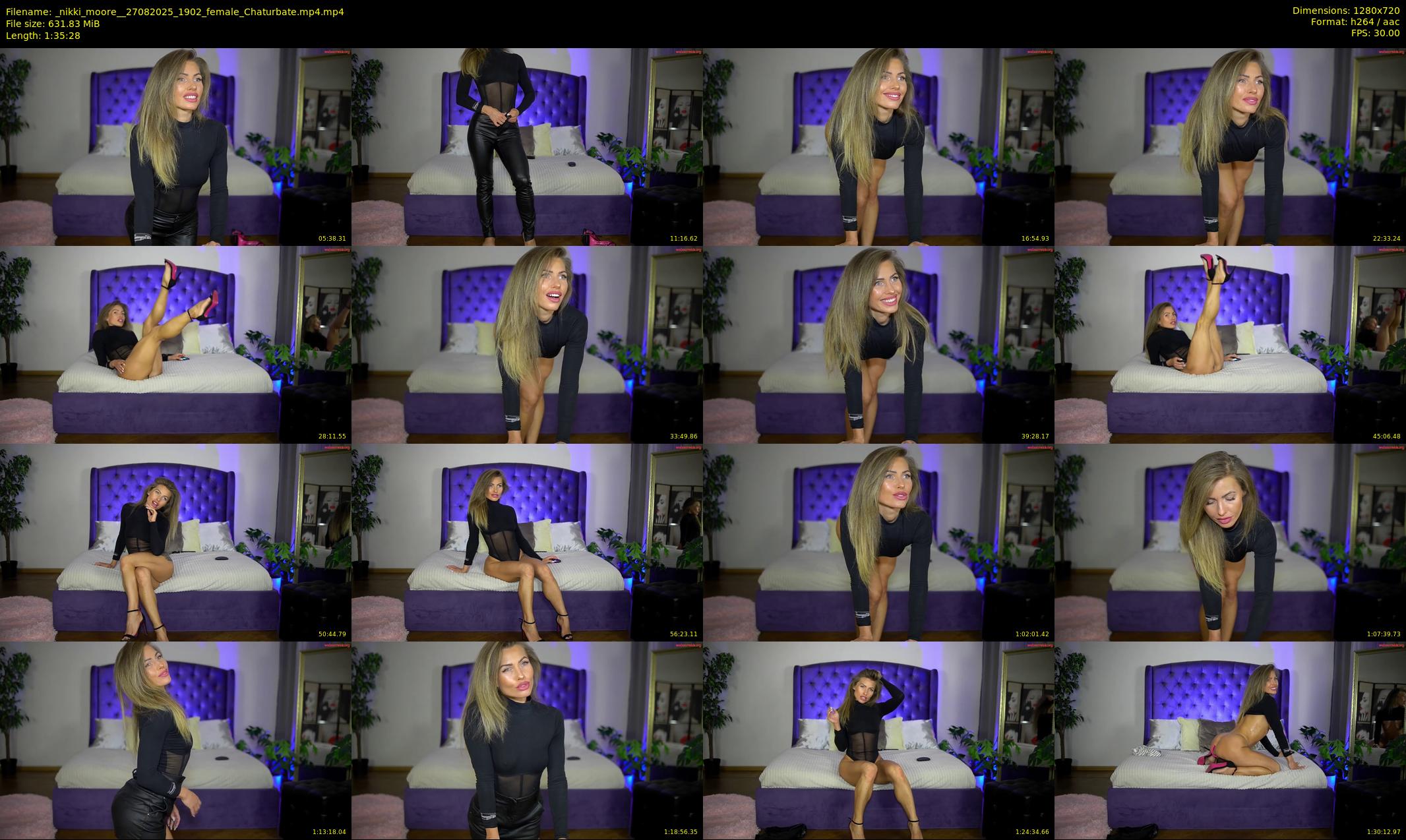 _nikki_moore_ — 96 minute Chaturbate female cam show recording, 720p, Aug 27, 2025