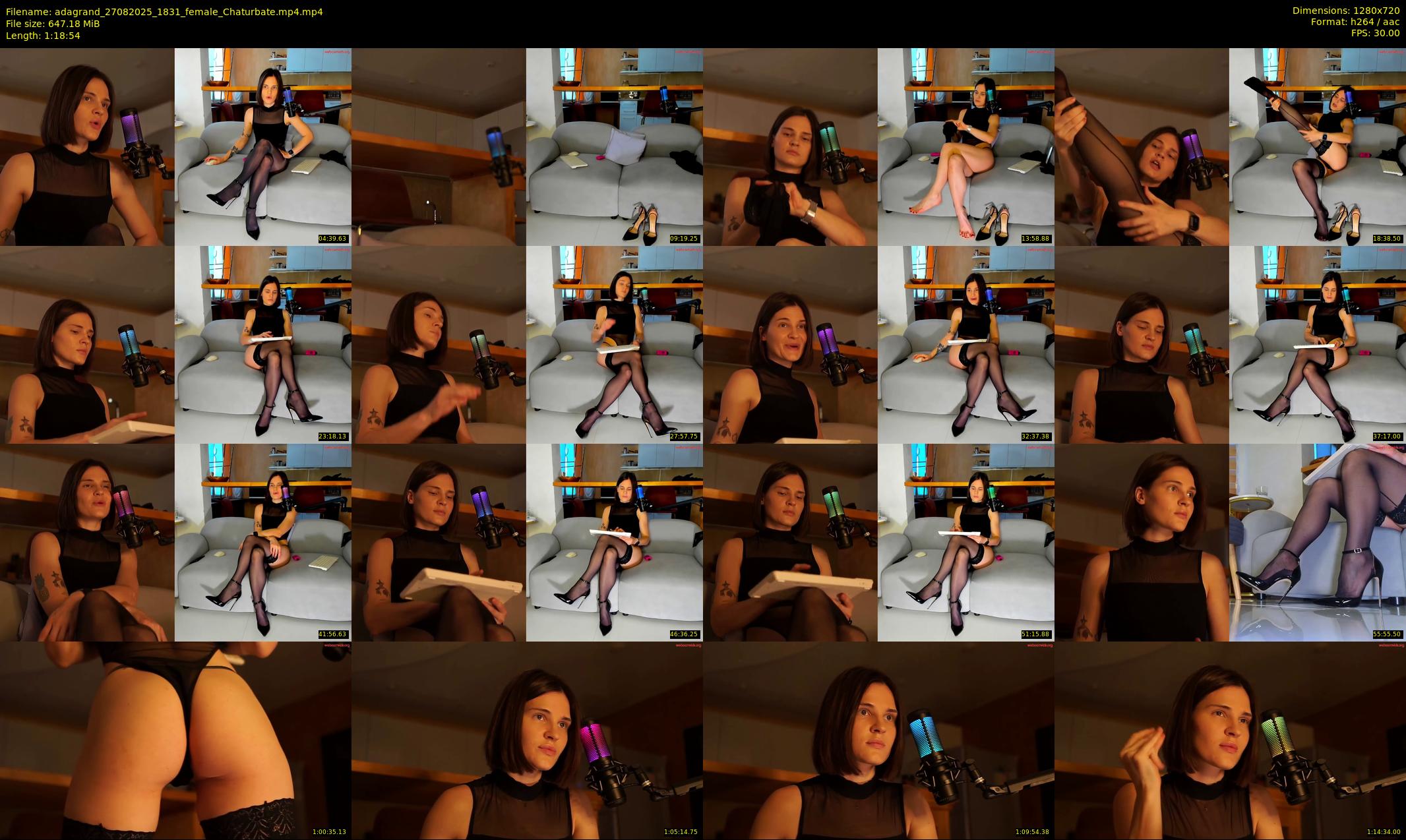 adagrand — 79 minute Chaturbate female cam show recording, 720p, Aug 27, 2025