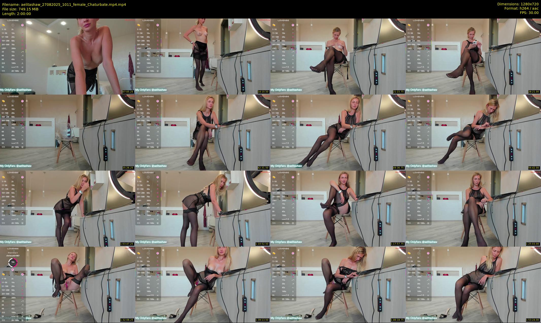 aelitashaw — 120 minute Chaturbate female cam show recording, 720p, Aug 27, 2025