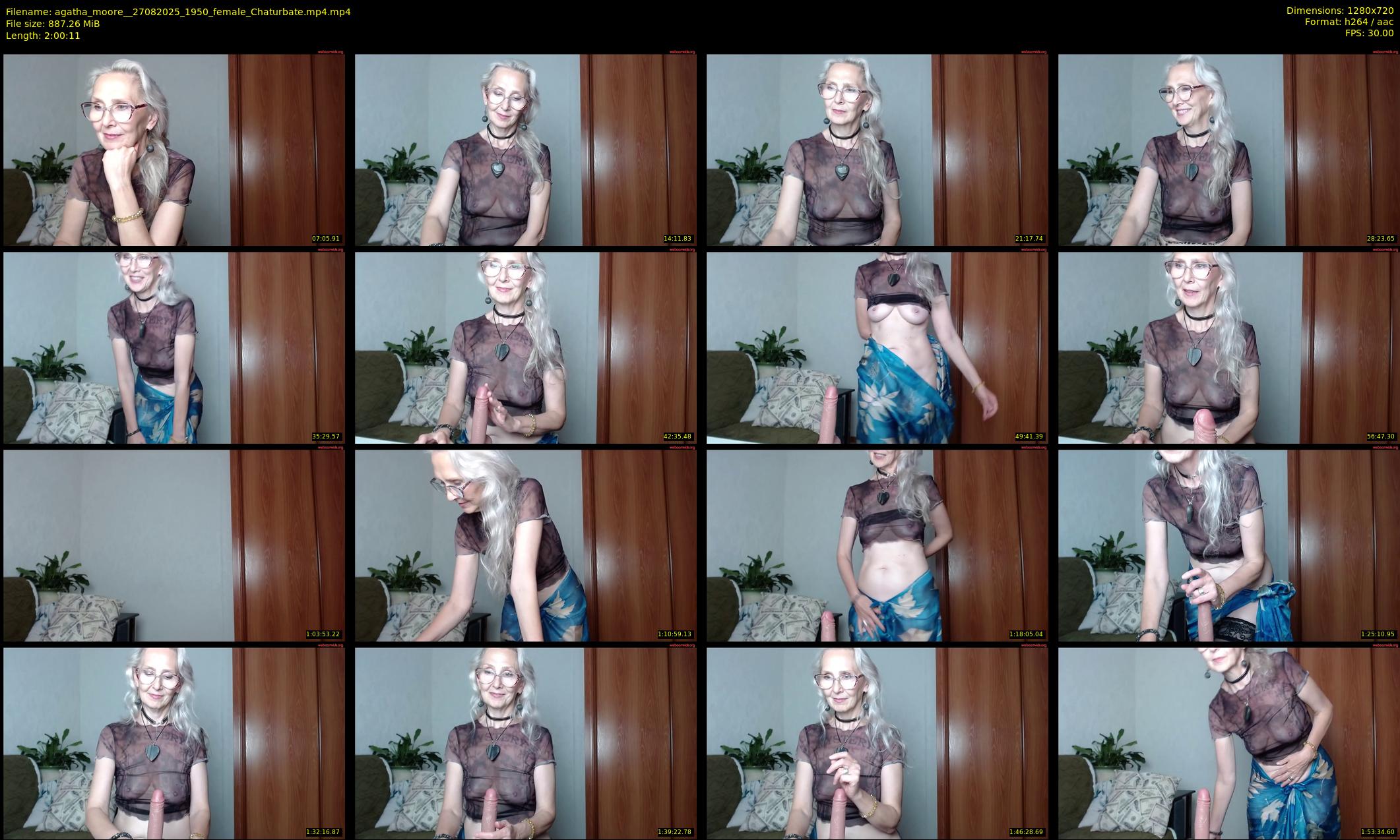 agatha_moore_ — 121 minute Chaturbate female cam show recording, 720p, Aug 27, 2025