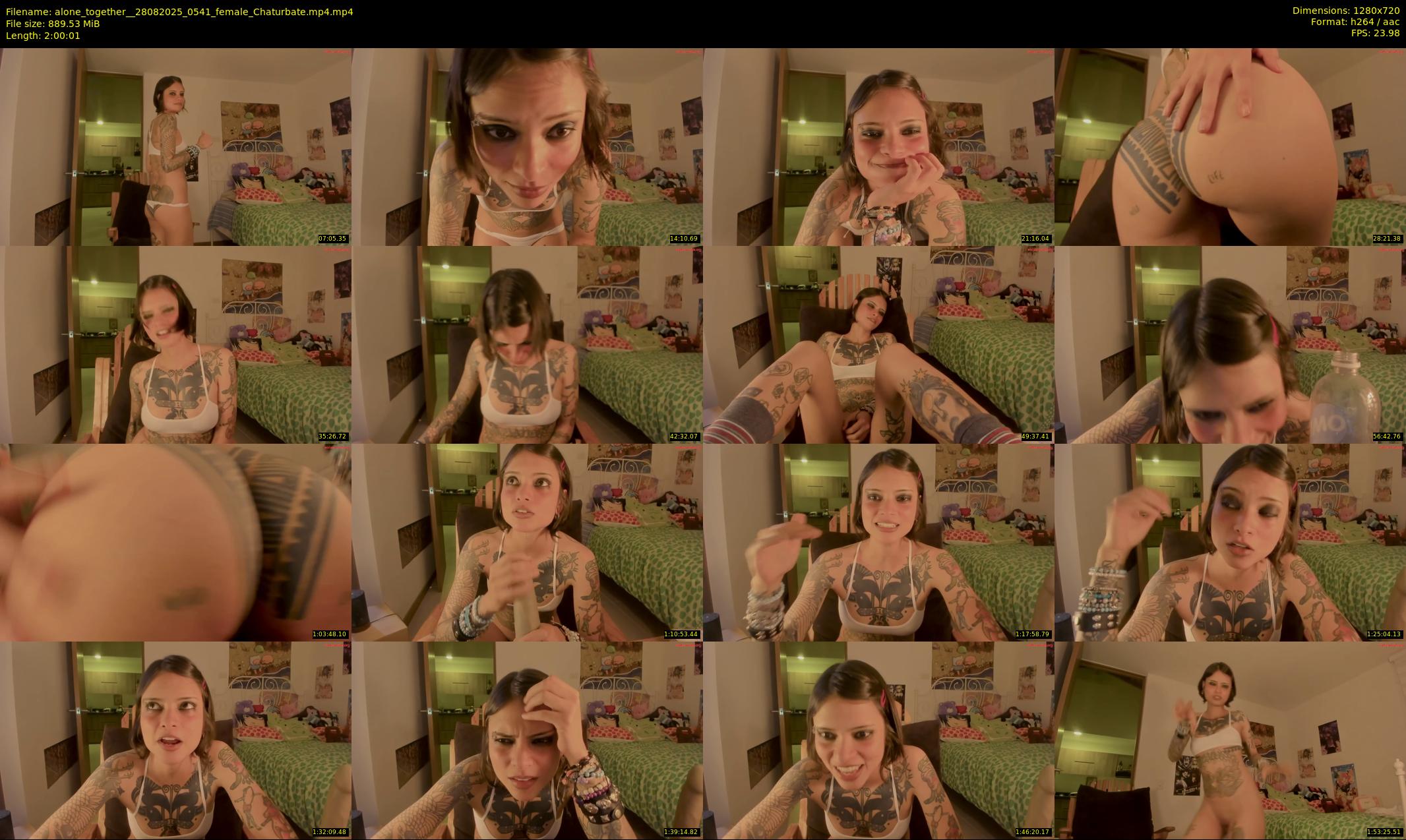 alone_together_ — 121 minute Chaturbate female cam show recording, 720p, Aug 28, 2025