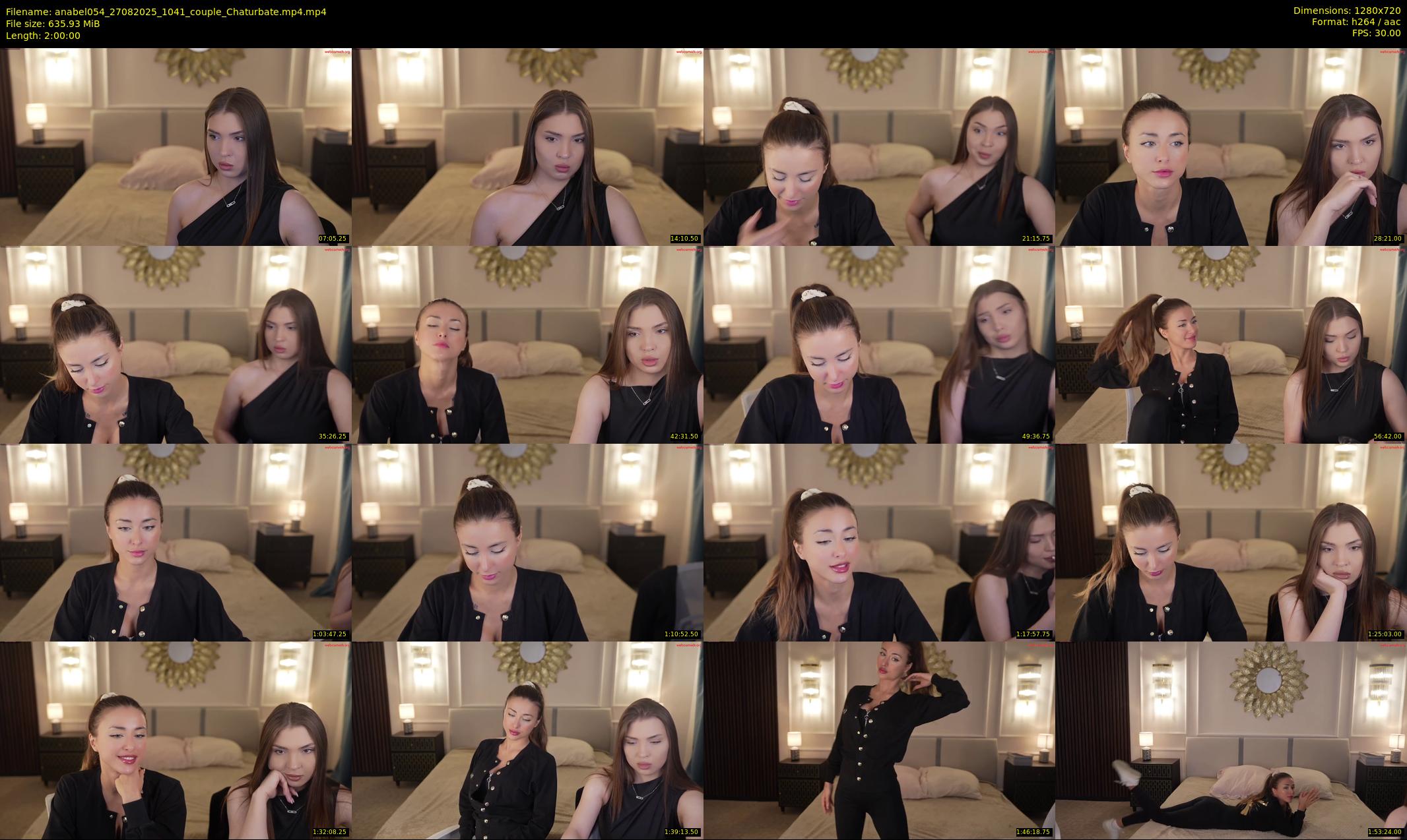 anabel054 — 120 minute Chaturbate female cam show recording, 720p, Aug 27, 2025