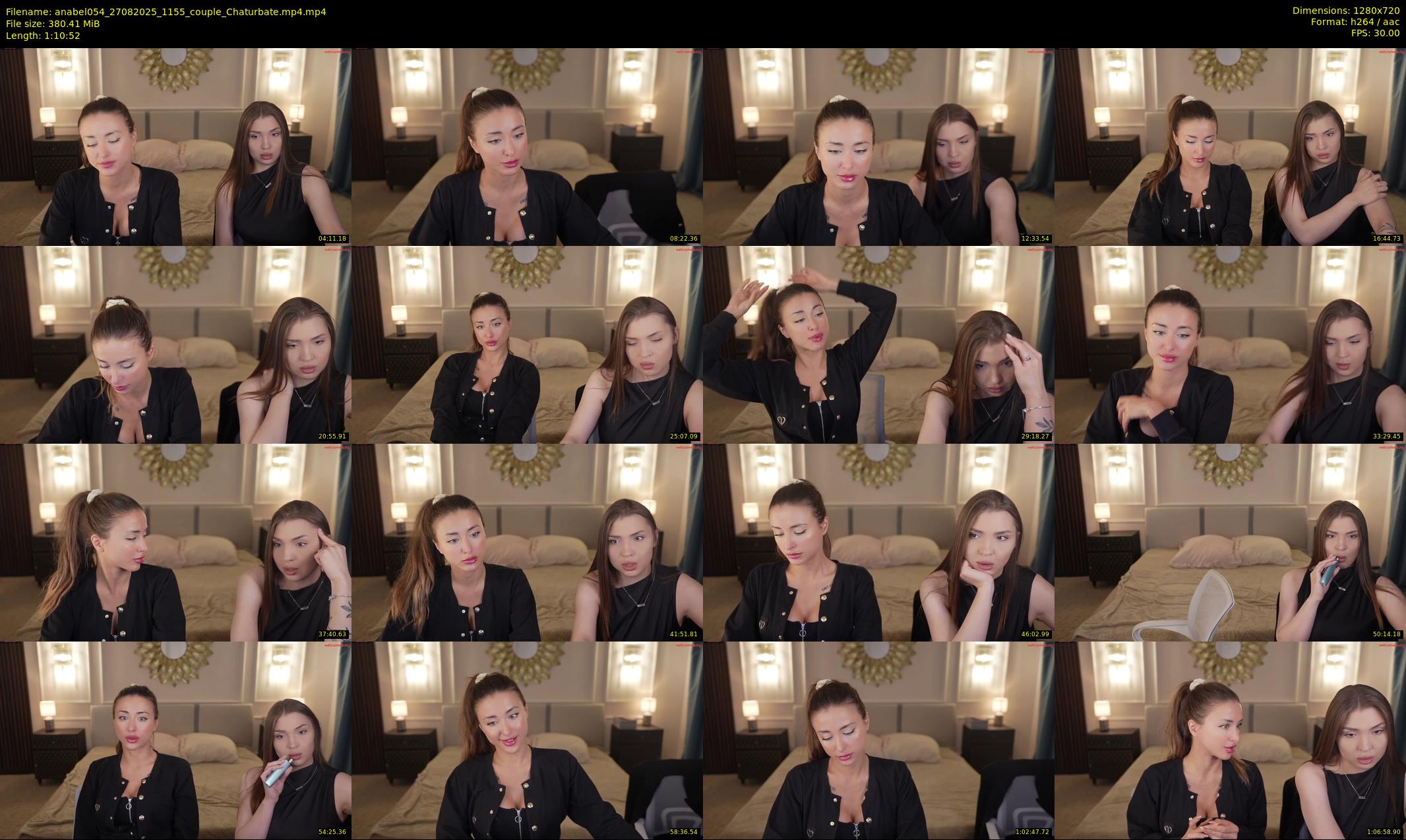 anabel054 — 71 minute Chaturbate female cam show recording, 720p, Aug 27, 2025