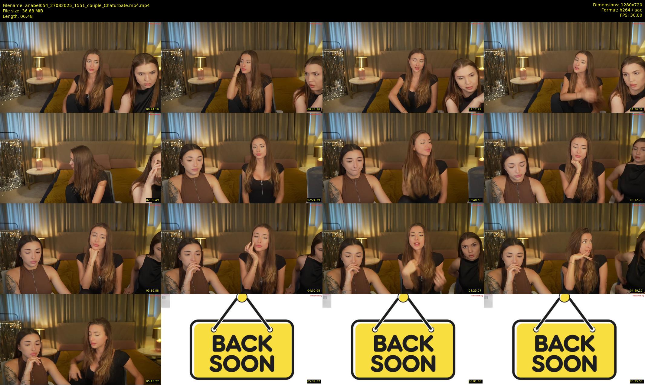 anabel054 — 7 minute Chaturbate female cam show recording, 720p, Aug 27, 2025