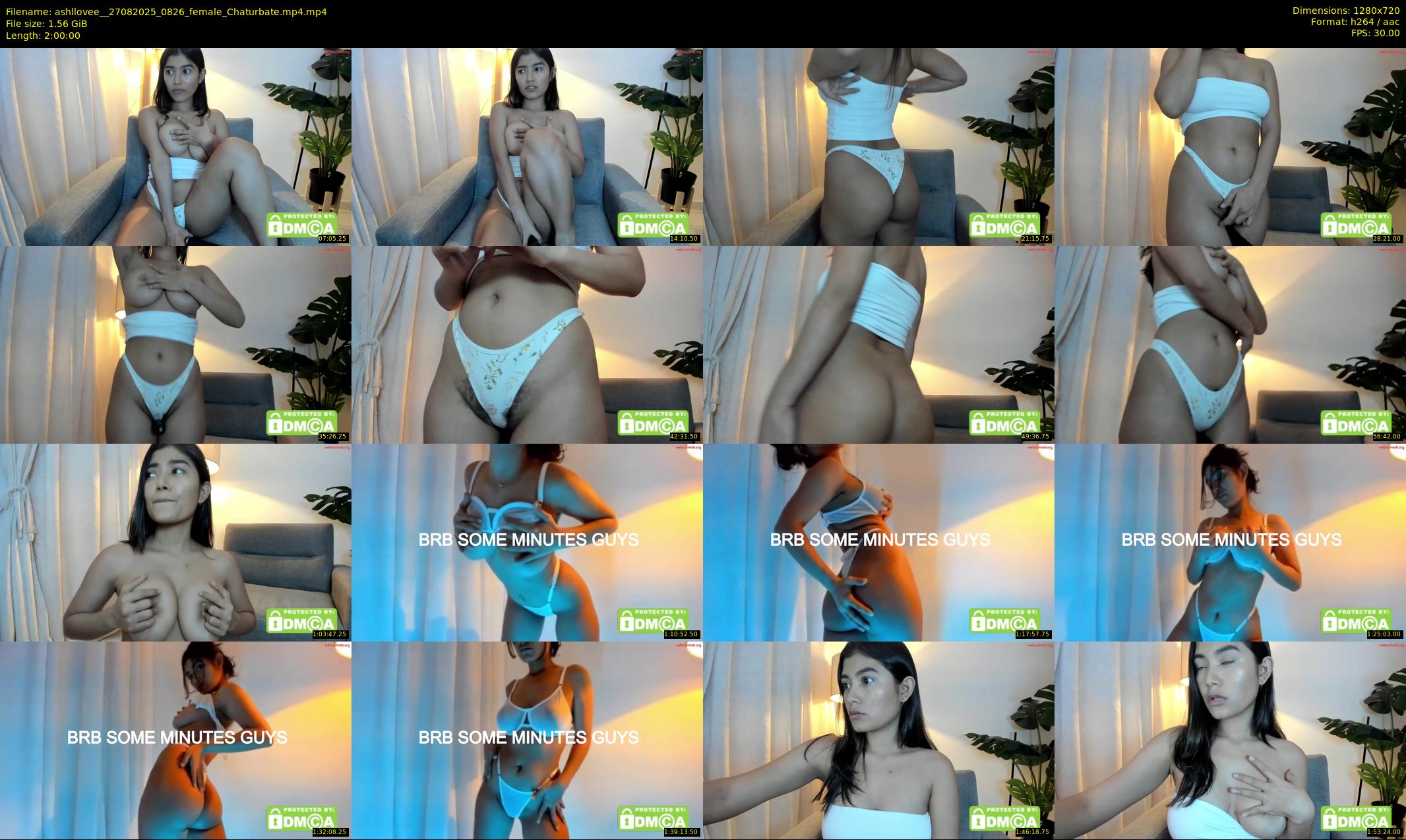 ashllovee_ — 120 minute Chaturbate female cam show recording, 720p, Aug 27, 2025