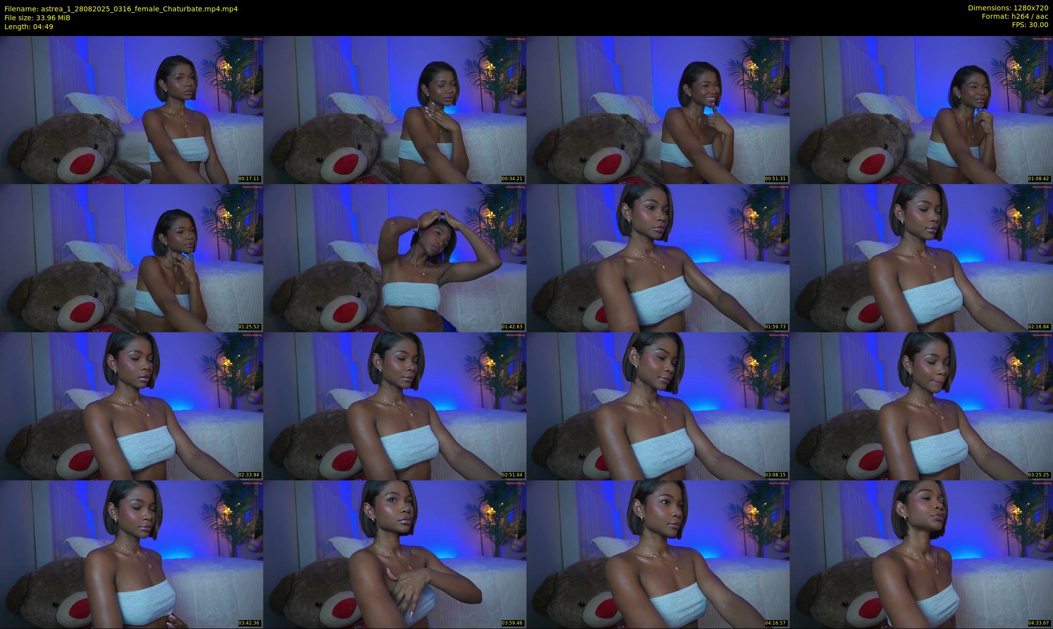 astrea_1 — 5 minute Chaturbate female cam show recording, 720p, Aug 28, 2025