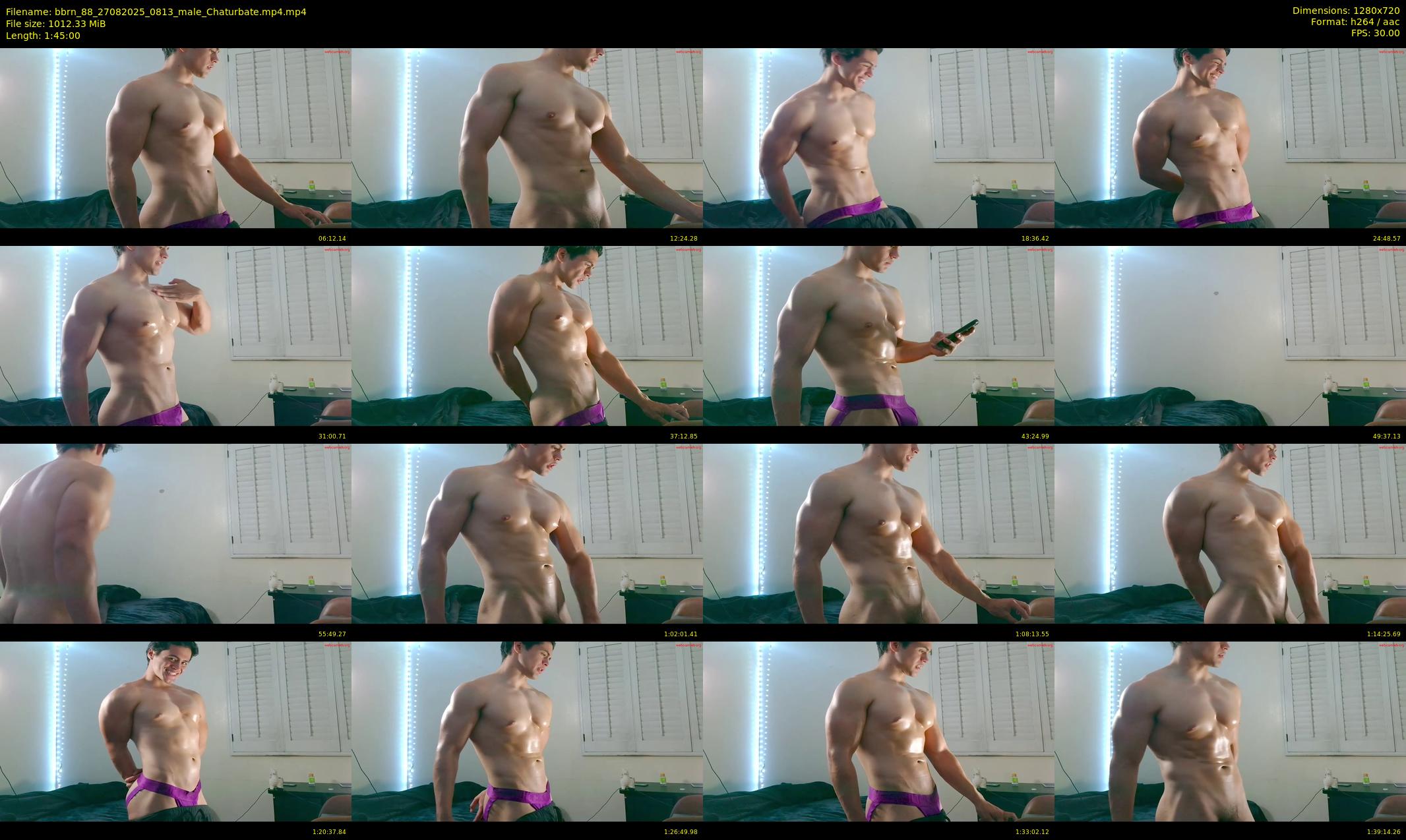 bbrn_88 — 105 minute Chaturbate male cam show recording, 720p, Aug 27, 2025