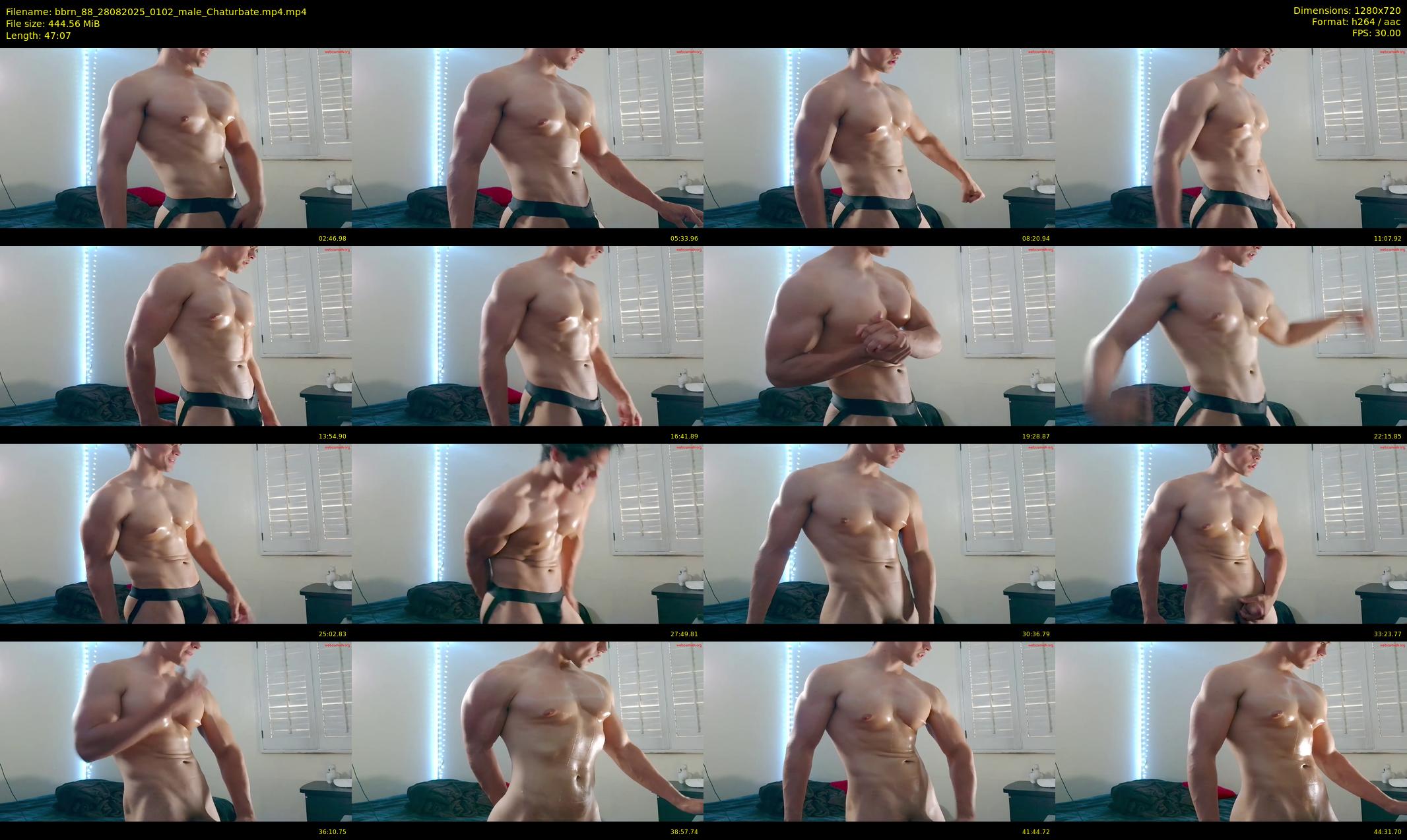 bbrn_88 — 48 minute Chaturbate male cam show recording, 720p, Aug 28, 2025