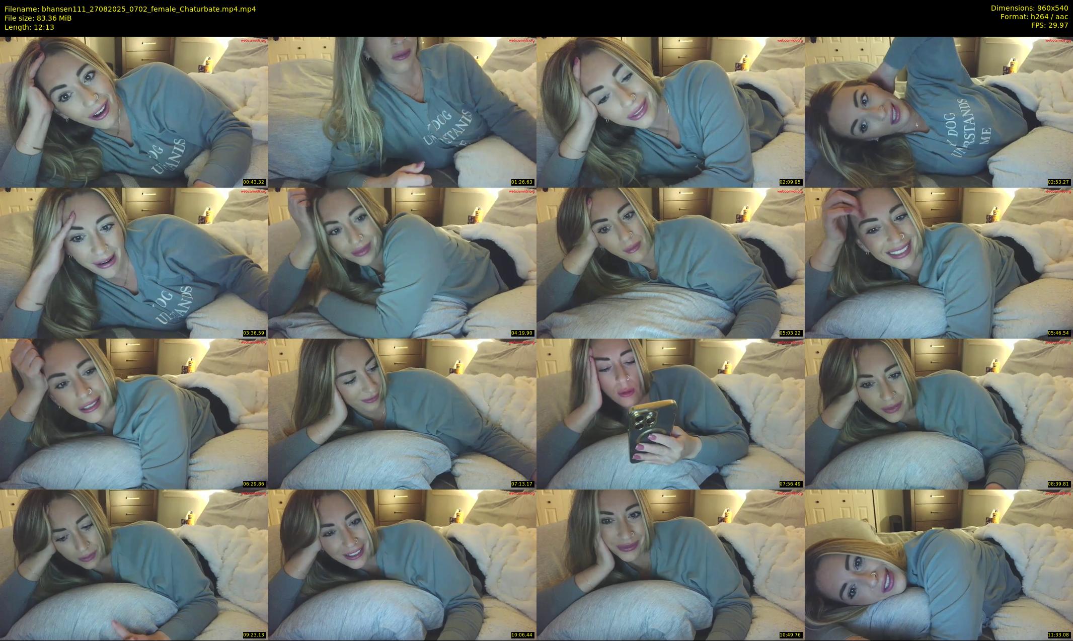 bhansen111 — 13 minute Chaturbate female cam show recording, 480p, Aug 27, 2025