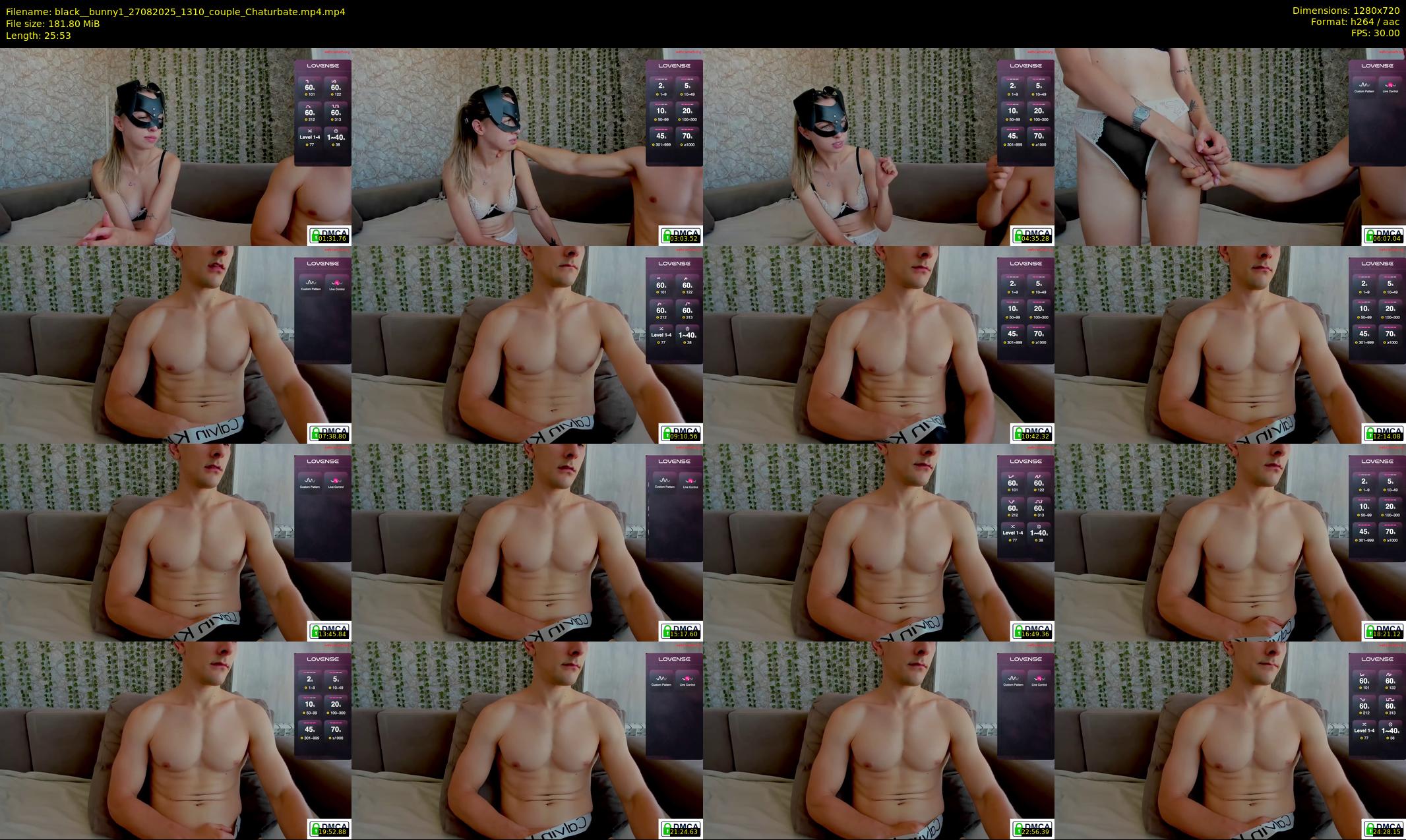 black__bunny1 — 26 minute Chaturbate couple cam show recording, 720p, Aug 27, 2025