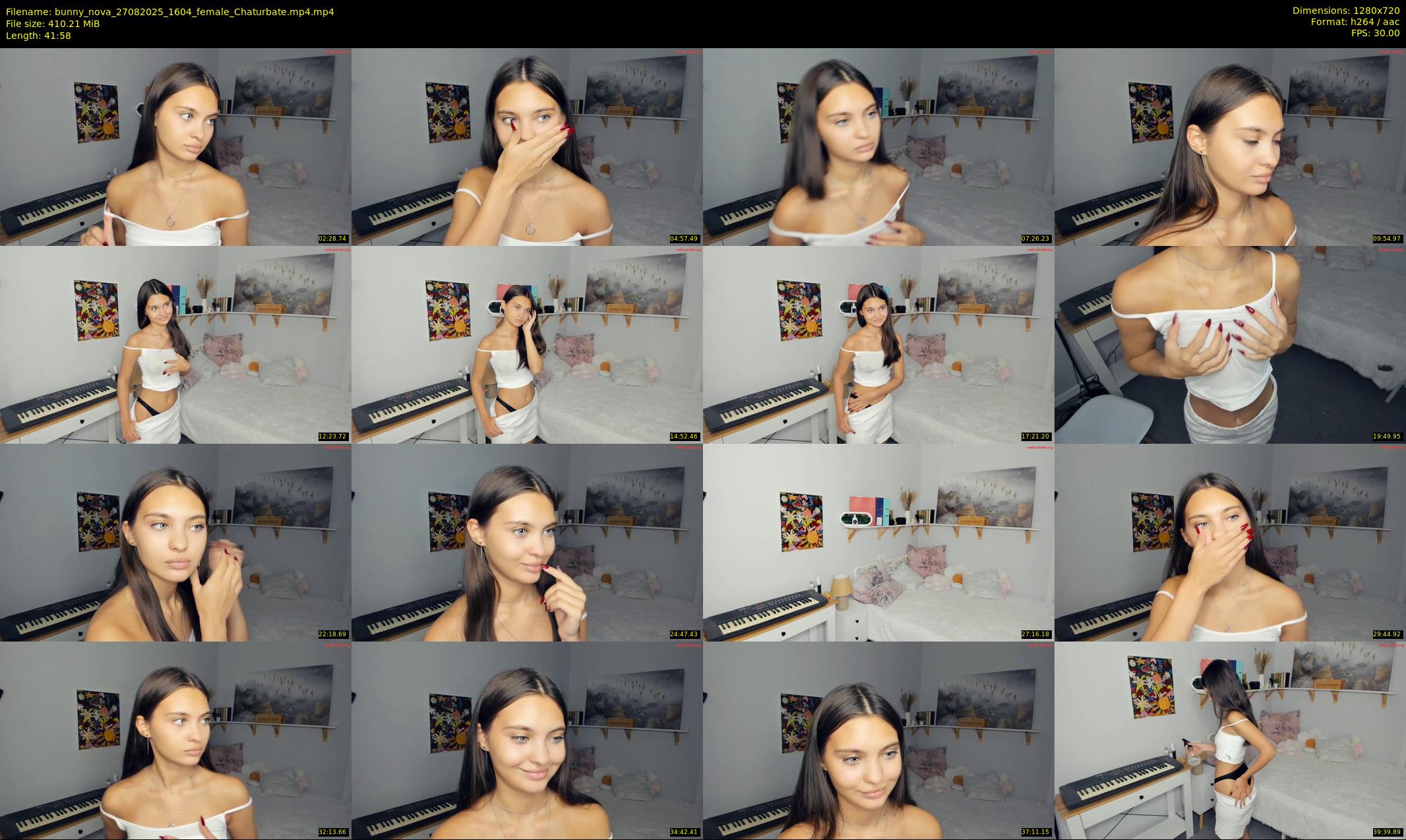 bunny_nova — 42 minute Chaturbate female cam show recording, 720p, Aug 27, 2025