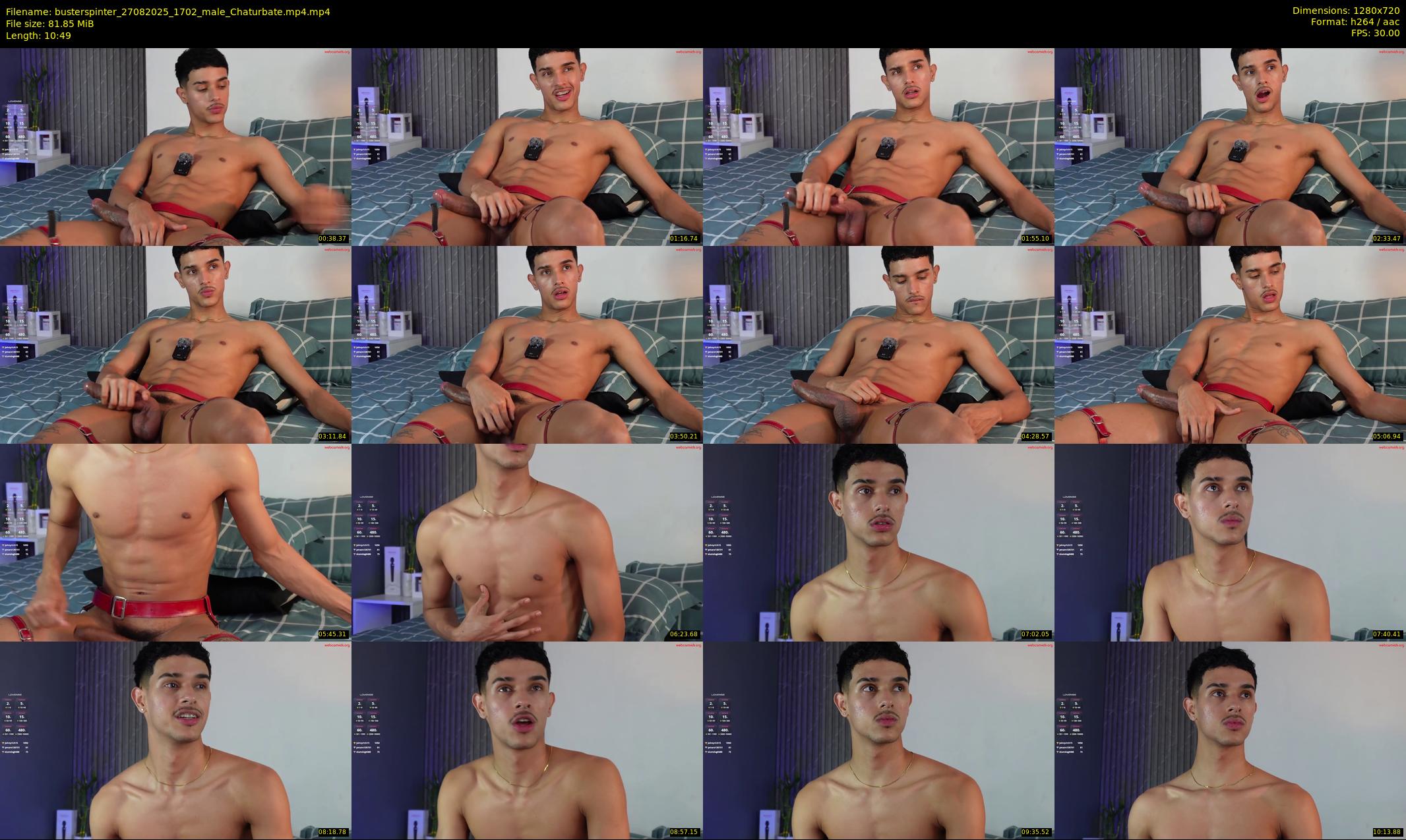 busterspinter — 11 minute Chaturbate male cam show recording, 720p, Aug 27, 2025