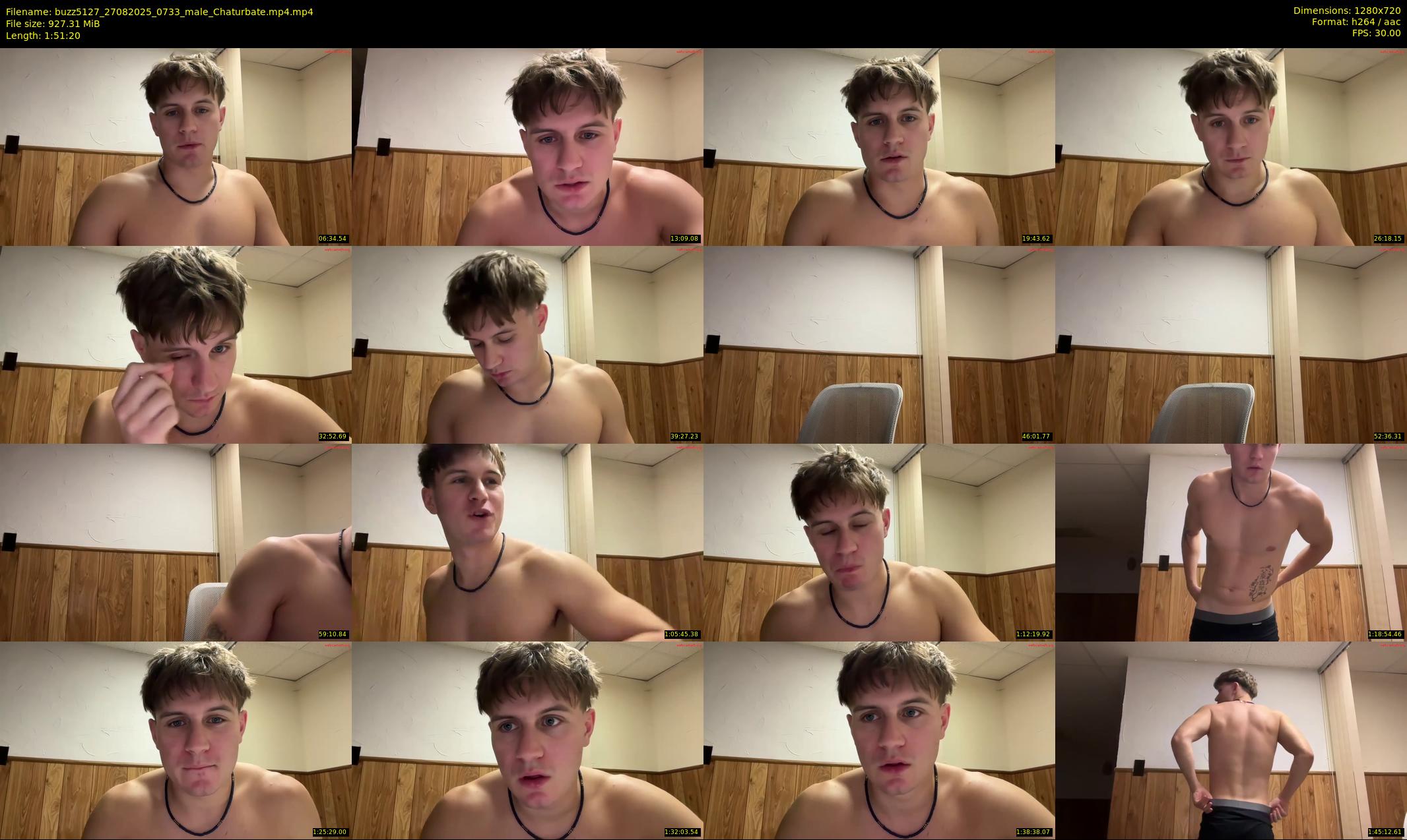 buzz5127 — 112 minute Chaturbate male cam show recording, 720p, Aug 27, 2025