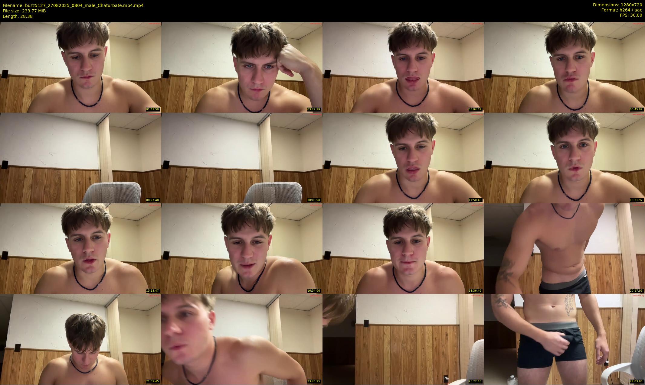 buzz5127 — 29 minute Chaturbate male cam show recording, 720p, Aug 27, 2025