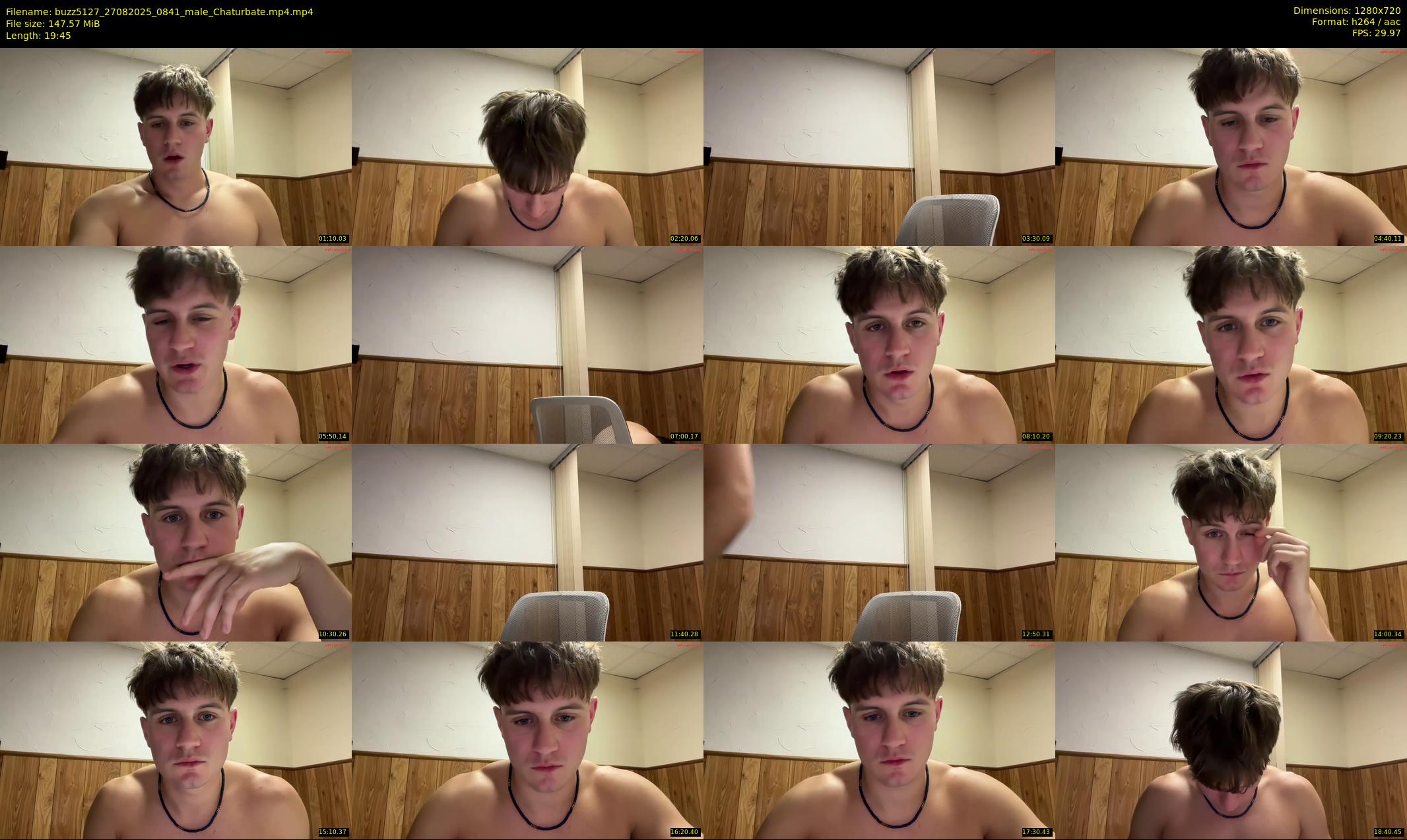 buzz5127 — 20 minute Chaturbate male cam show recording, 720p, Aug 27, 2025