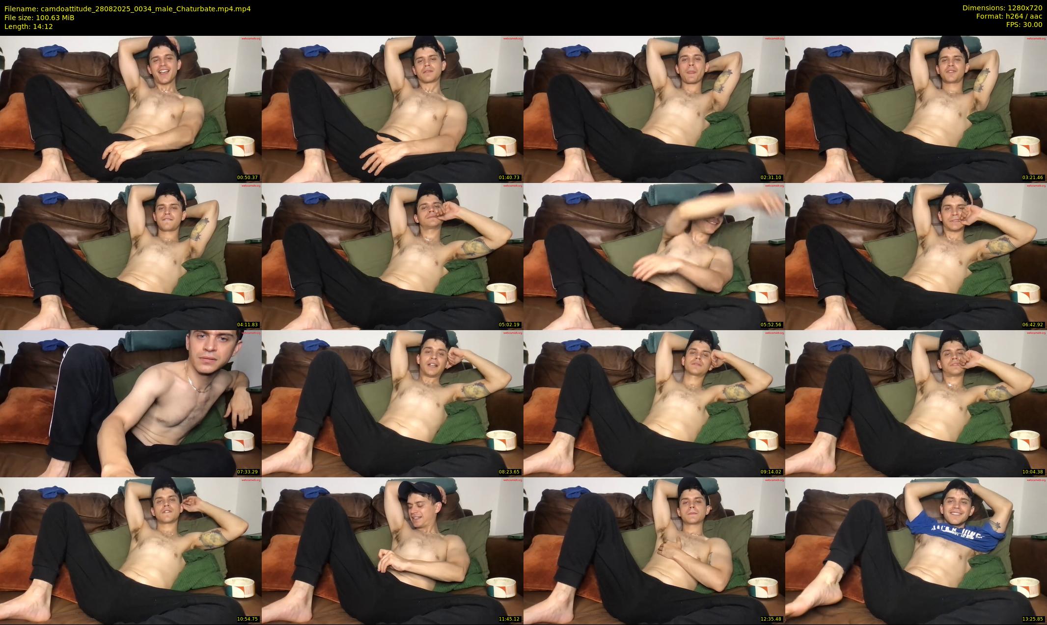 camdoattitude — 15 minute Chaturbate male cam show recording, 720p, Aug 28, 2025