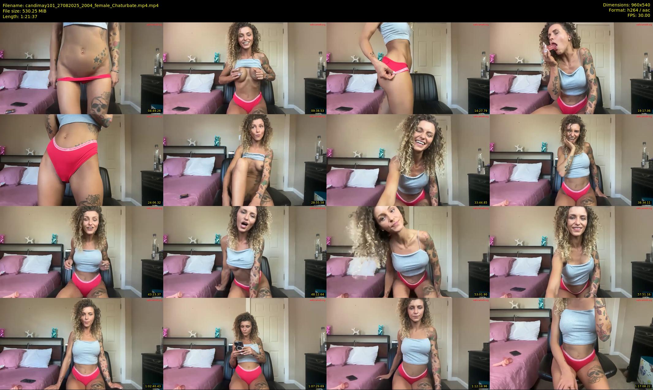 candimay101 — 82 minute Chaturbate female cam show recording, 480p, Aug 27, 2025
