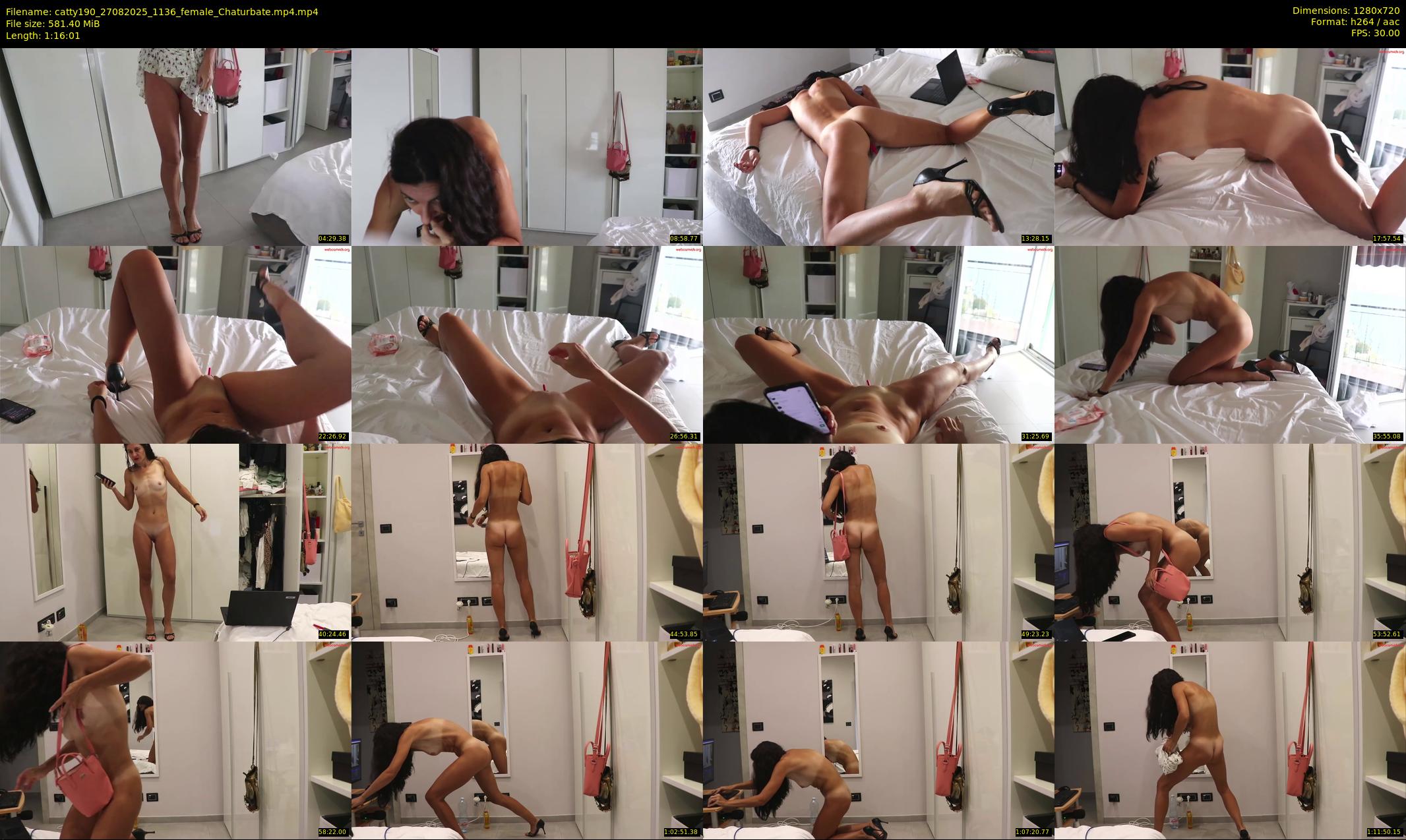 catty190 — 77 minute Chaturbate female cam show recording, 720p, Aug 27, 2025