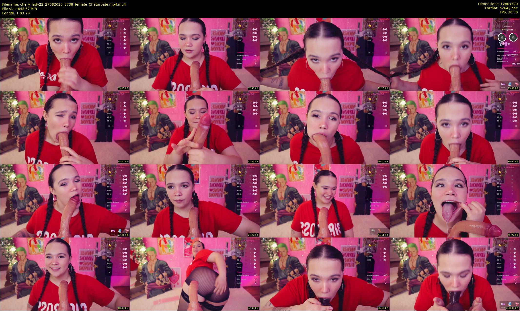 chery_lady22 — 64 minute Chaturbate female cam show recording, 720p, Aug 27, 2025