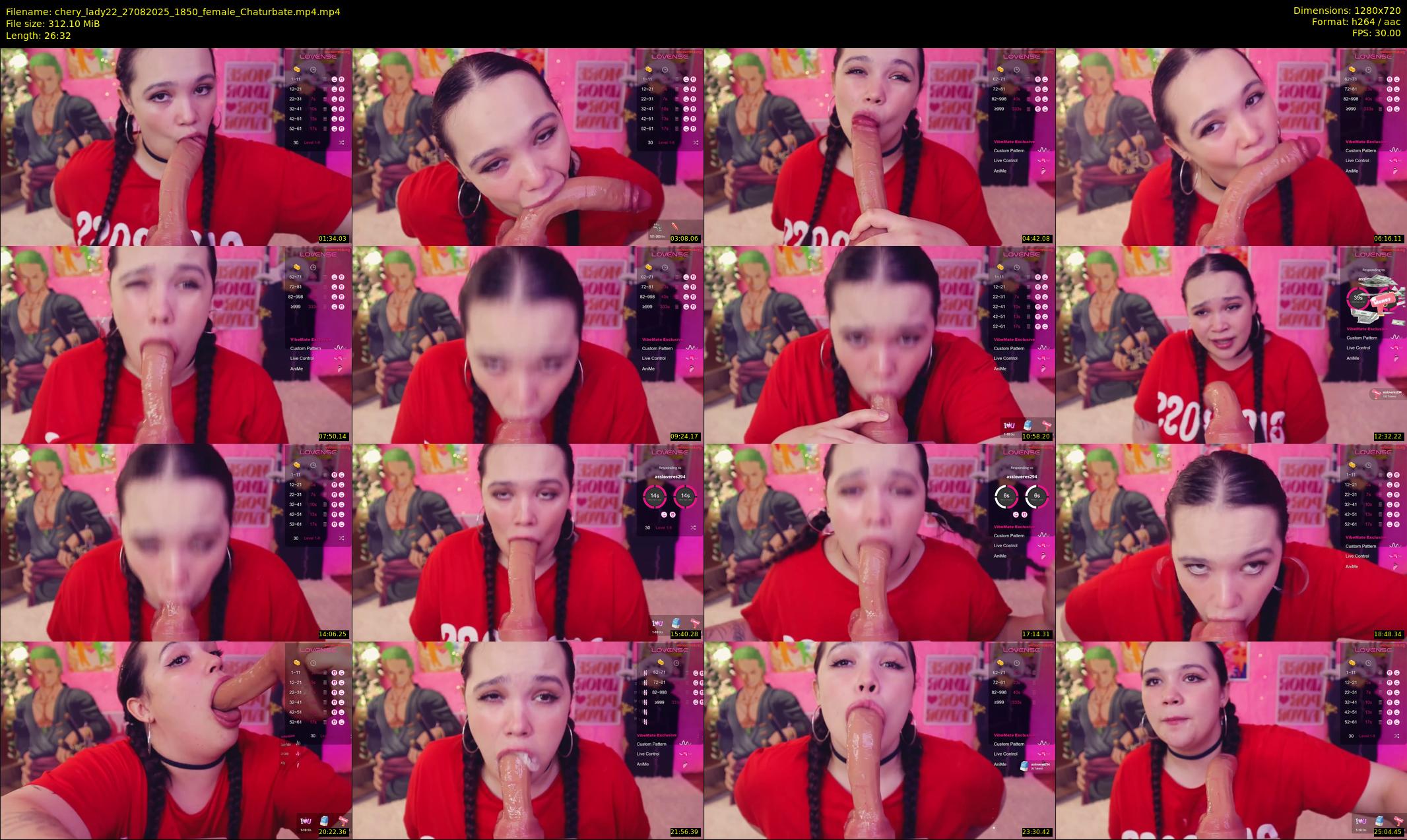 chery_lady22 — 27 minute Chaturbate female cam show recording, 720p, Aug 27, 2025