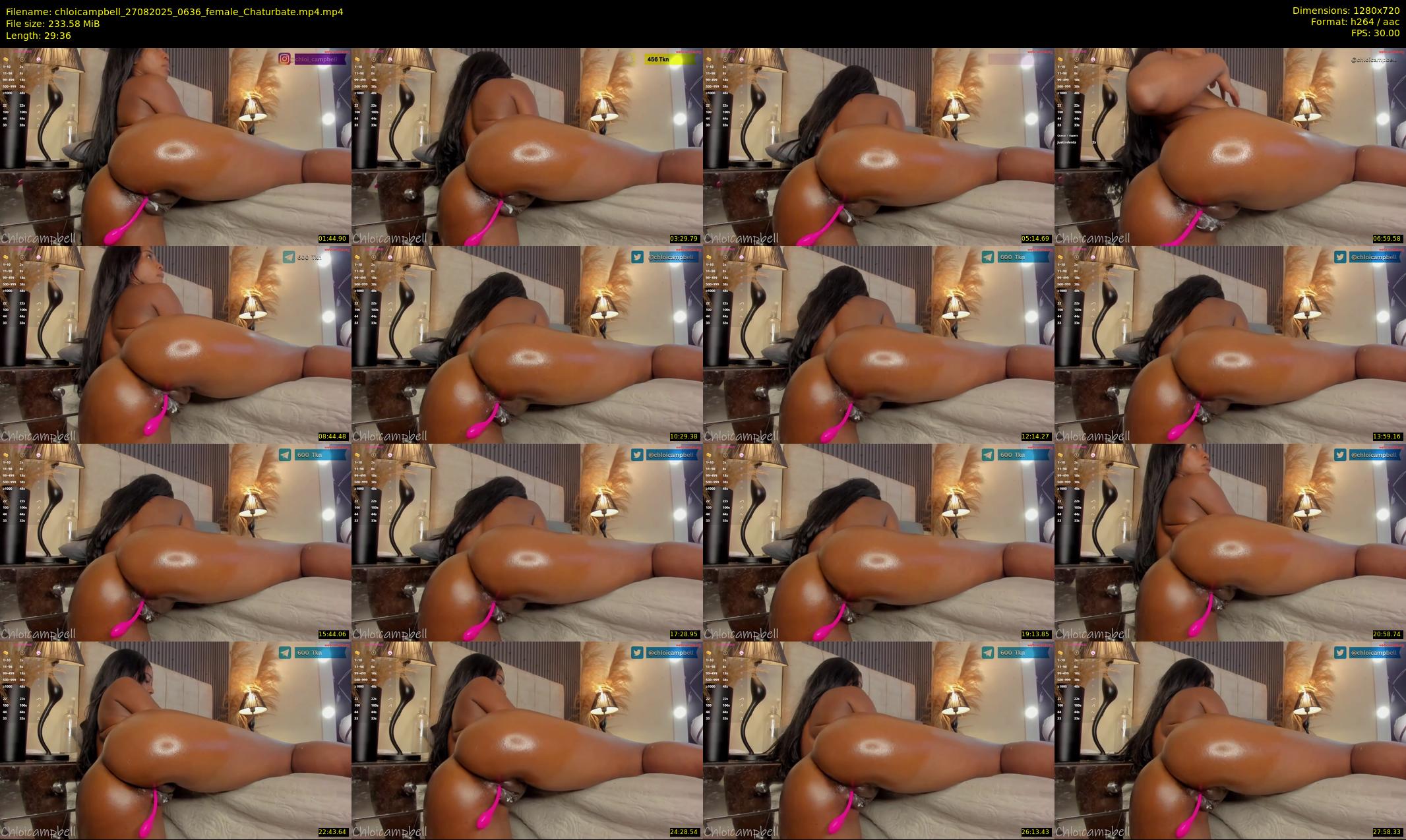 chloicampbell — 30 minute Chaturbate female cam show recording, 720p, Aug 27, 2025
