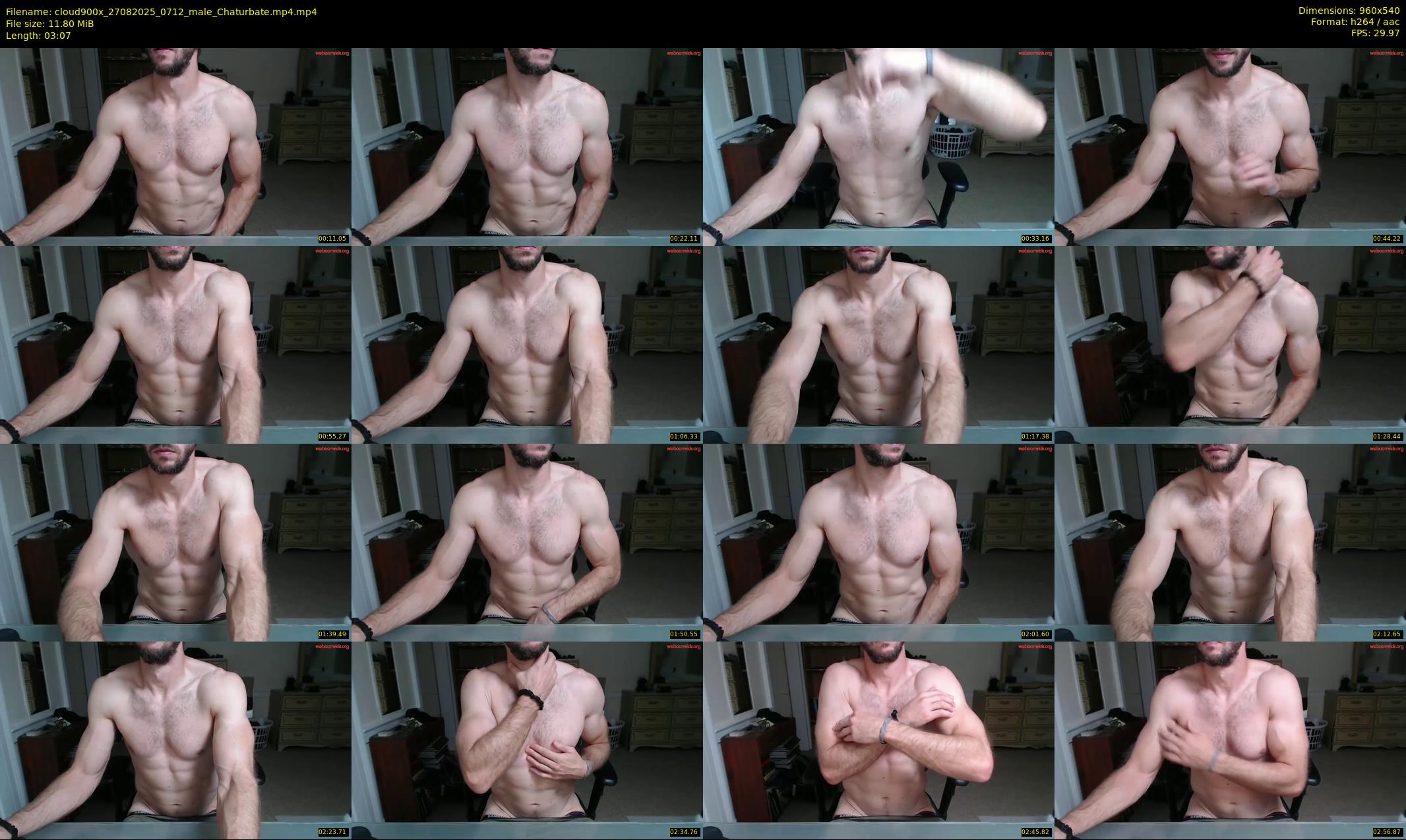 cloud900x — 4 minute Chaturbate male cam show recording, 480p, Aug 27, 2025