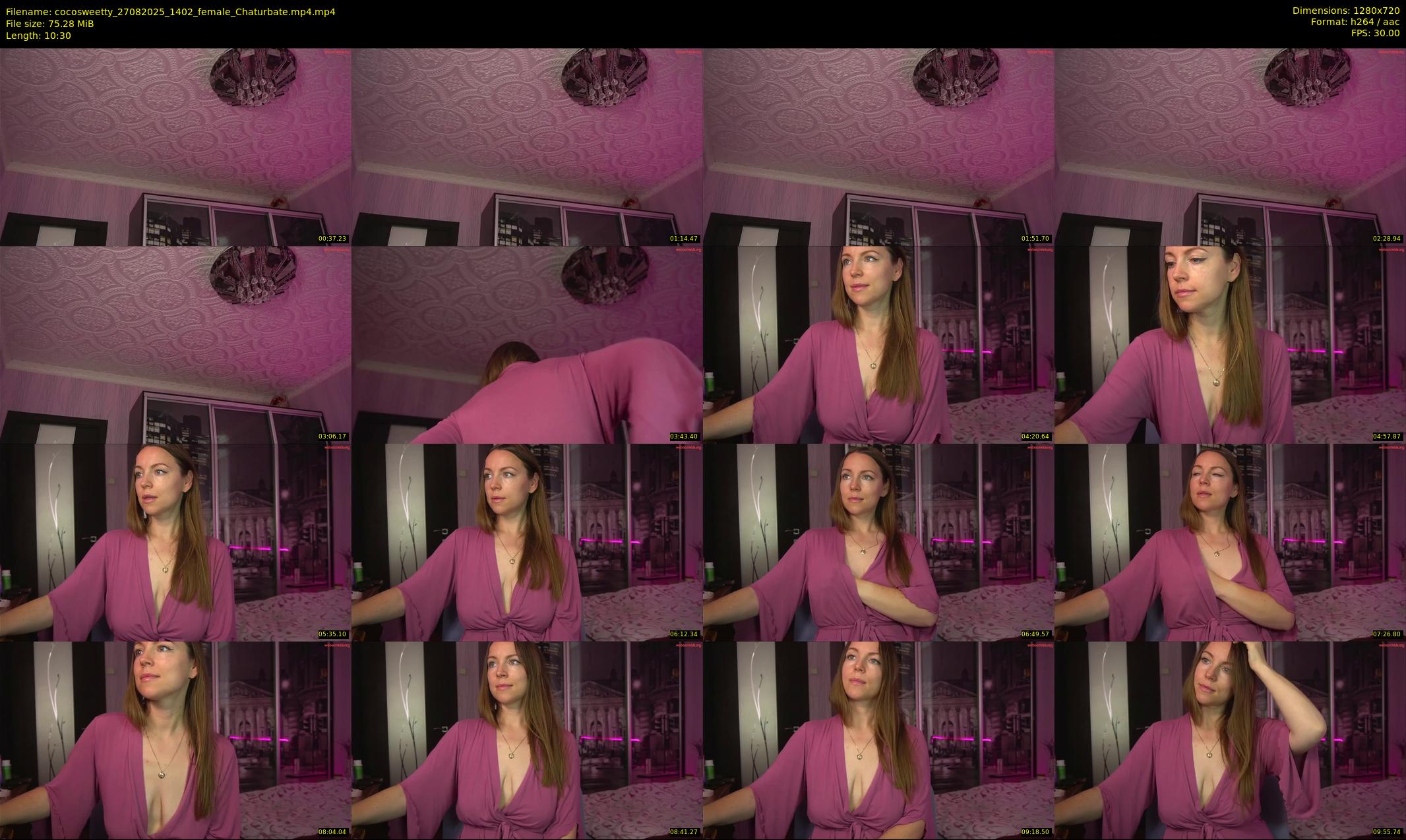 cocosweetty — 11 minute Chaturbate female cam show recording, 720p, Aug 27, 2025