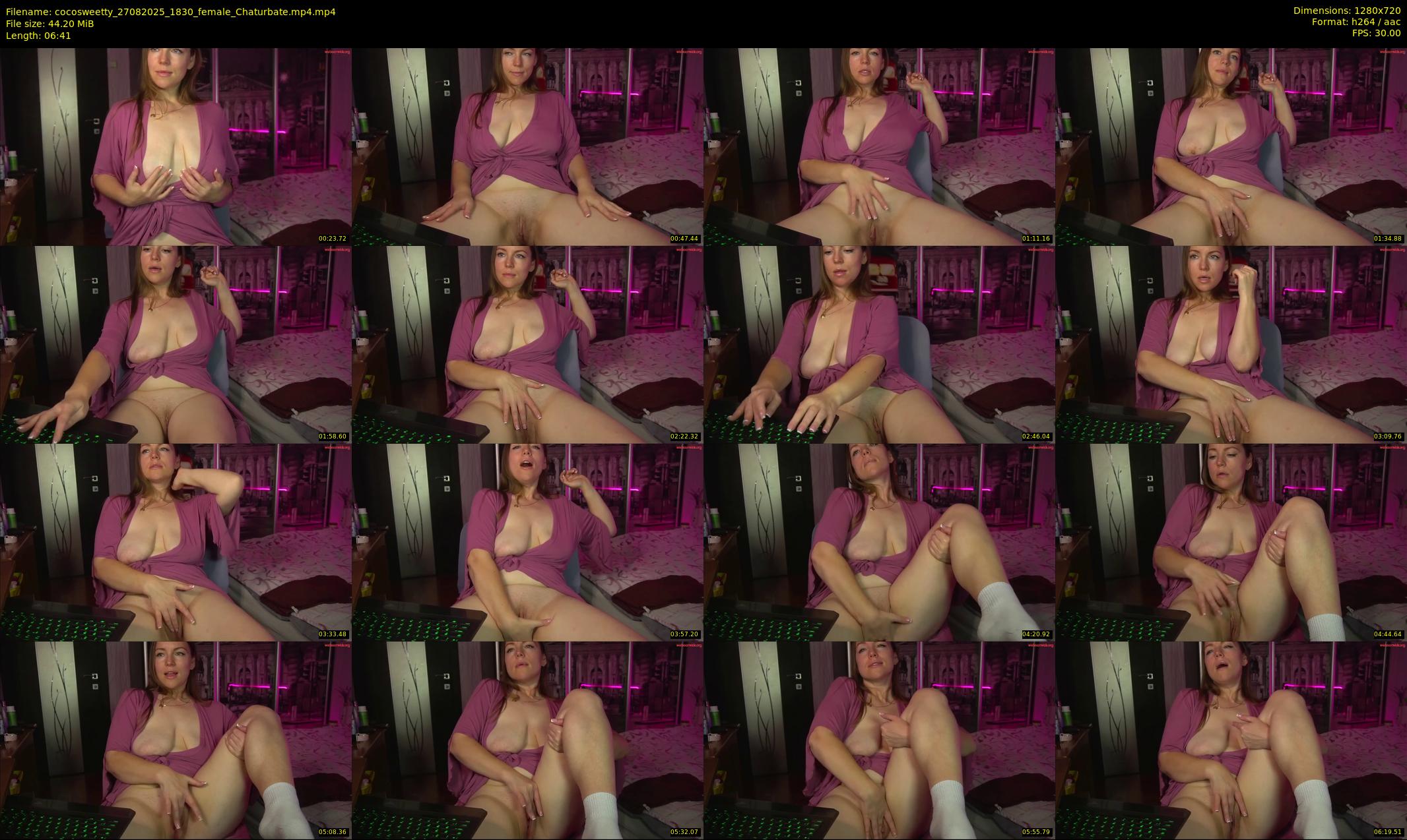 cocosweetty — 7 minute Chaturbate female cam show recording, 720p, Aug 27, 2025