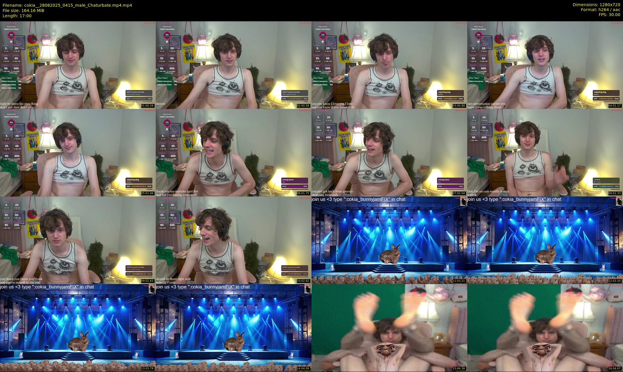 cokia_ — 17 minute Chaturbate male cam show recording, 720p, Aug 28, 2025