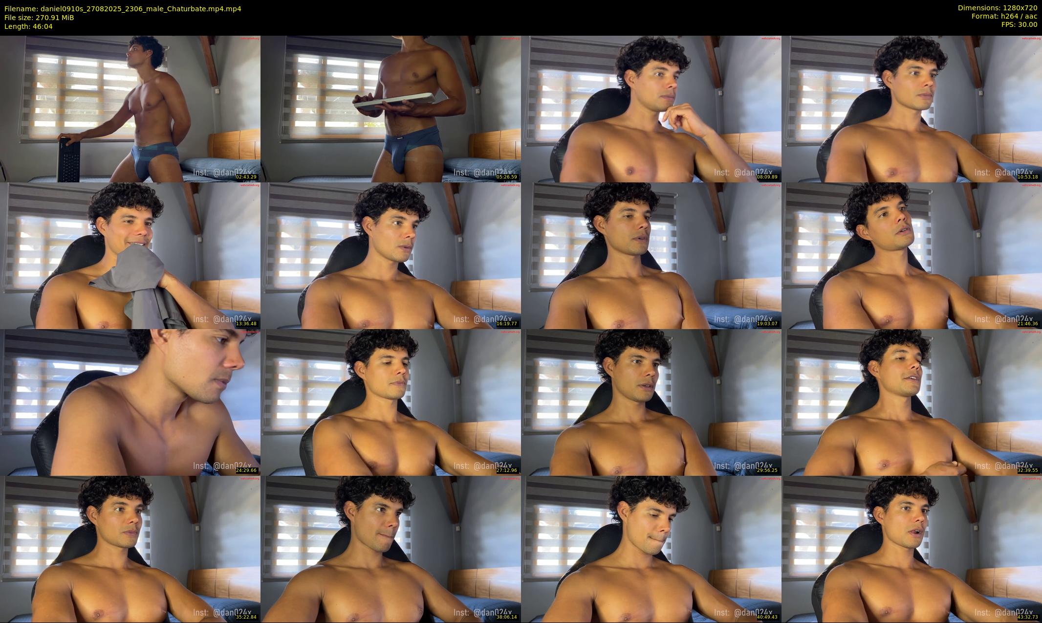 daniel0910s — 47 minute Chaturbate male cam show recording, 720p, Aug 27, 2025