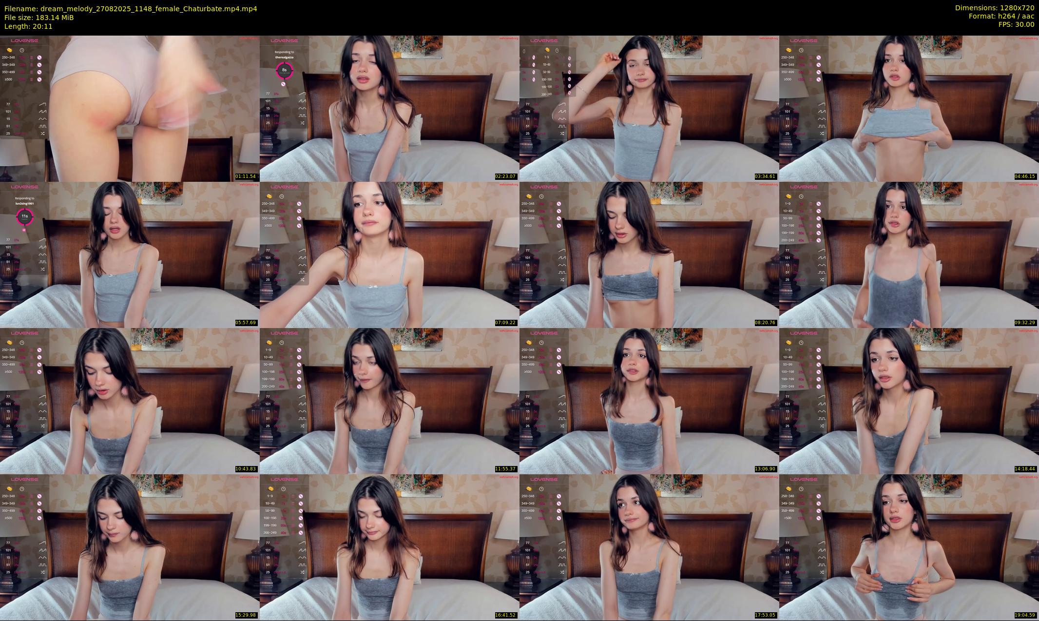 dream_melody — 21 minute Chaturbate female cam show recording, 720p, Aug 27, 2025