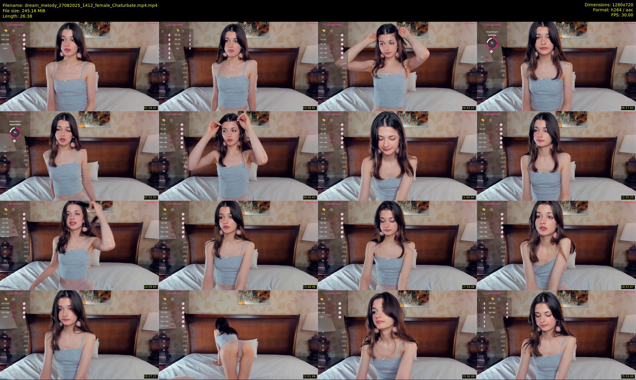 dream_melody — 27 minute Chaturbate female cam show recording, 720p, Aug 27, 2025
