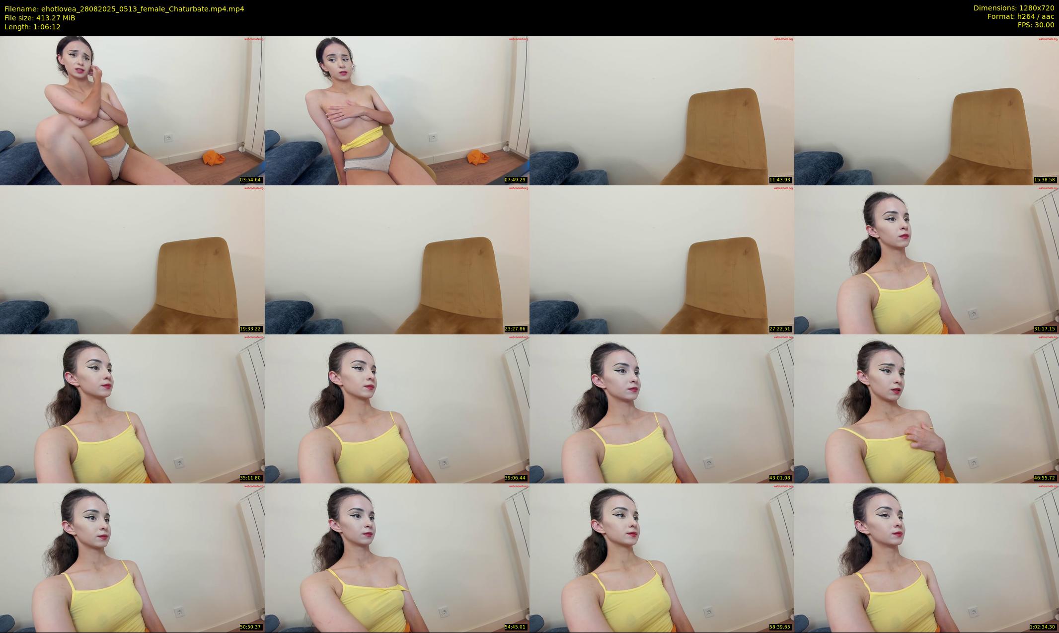 ehotlovea — 67 minute Chaturbate female cam show recording, 720p, Aug 28, 2025